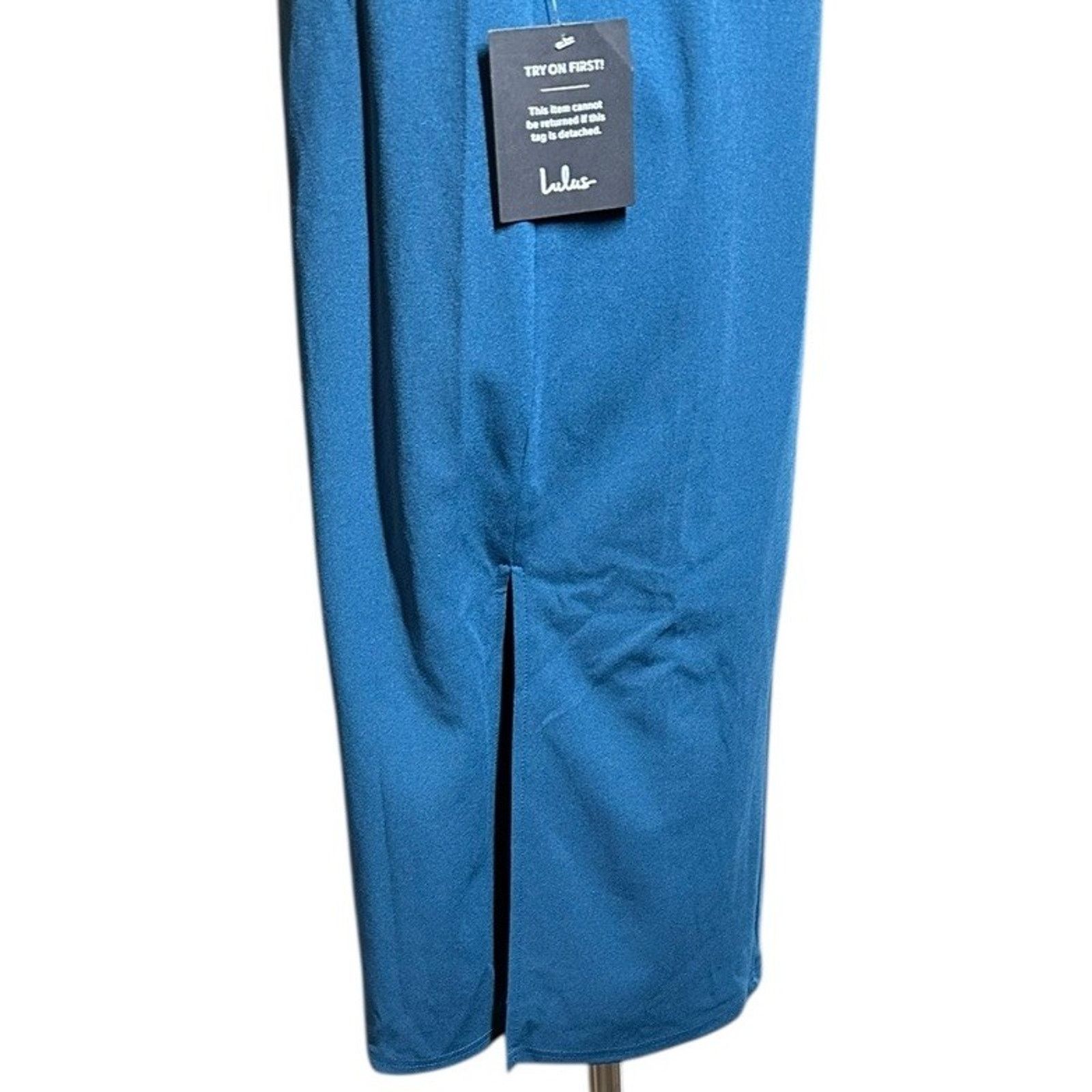 Other Lulus Passionate Aura Teal Blue Strapless Midi Dress Sz M Size M / US 6-8 / IT 42-44 - 5 Thumbnail