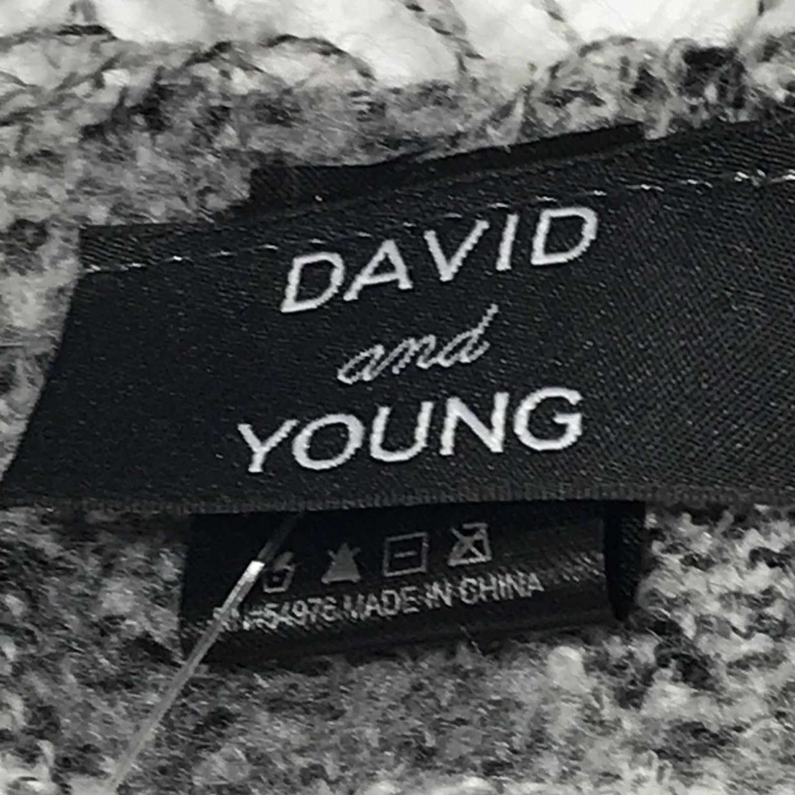 Other DAVID AND YOUNG Black Plaid Square Scarf Stylish & Cozy NWT Size ONE SIZE - 7 Thumbnail