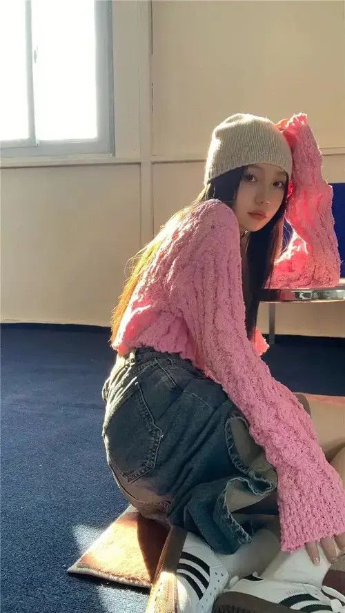 Japanese Brand Women Sweater Autumn Pullovers Korean Knitwears Size ONE SIZE - 5 Thumbnail