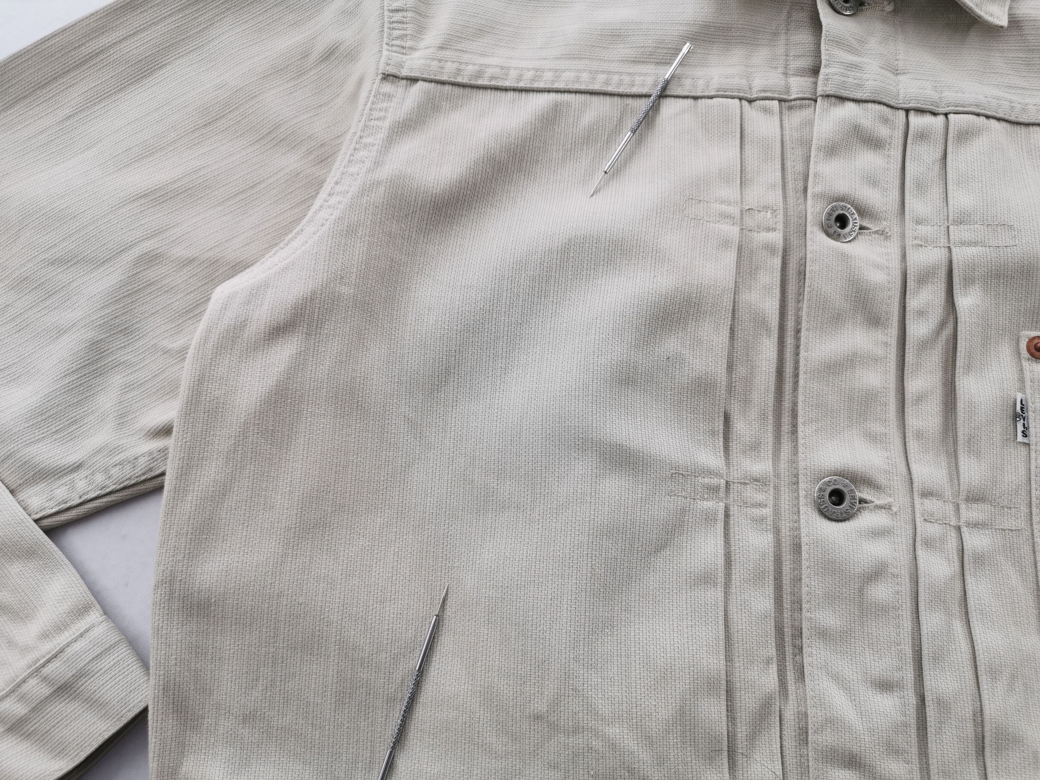 Levi's Distressed Vintage 90s Levis Denim Jacket Made In Japan Size US M / EU 48-50 / 2 - 8 Thumbnail