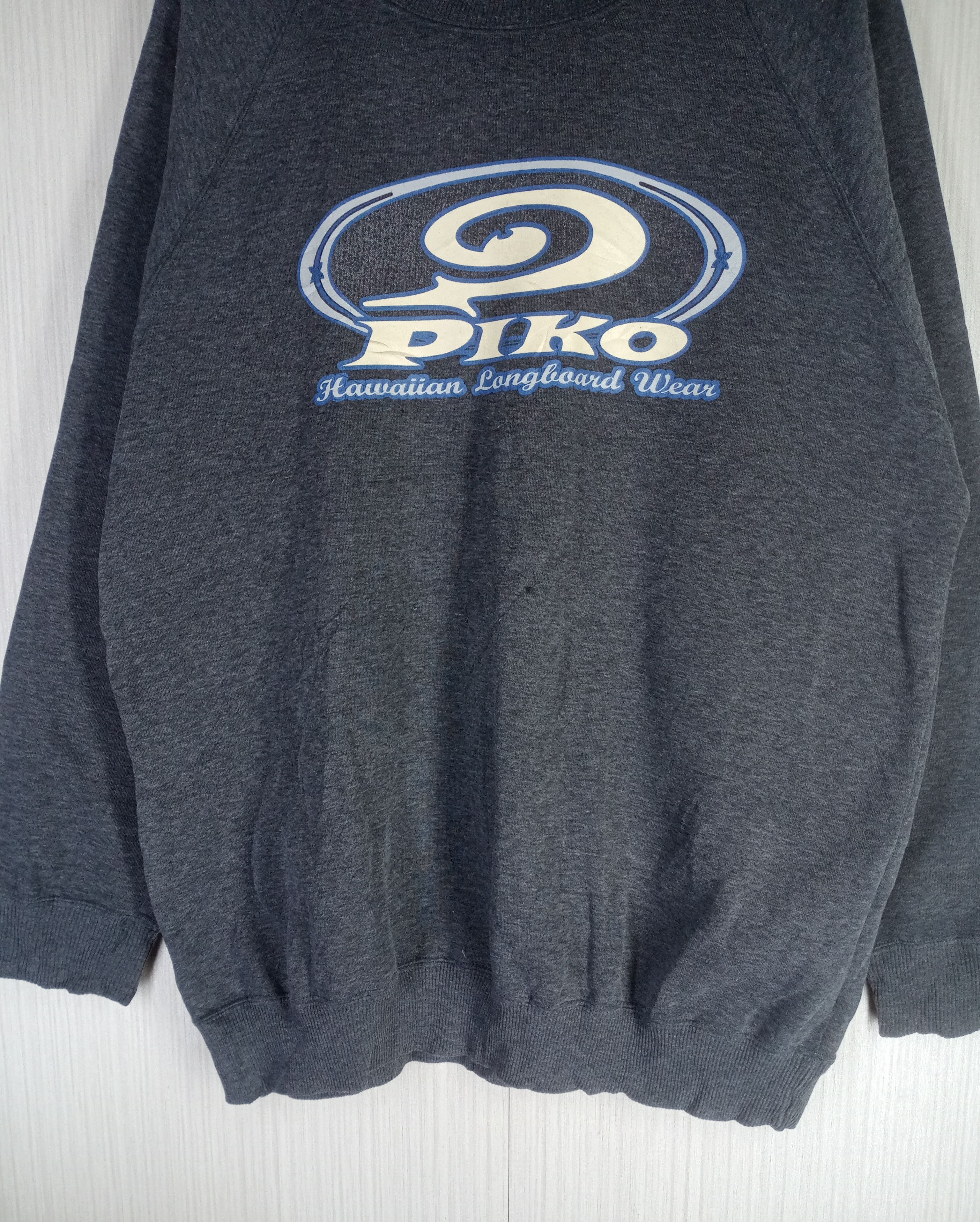 Ron Jon Surf Shop Rare Vintage Piko Hawaiian Longboard Wear Sweatshirt Size US L / EU 52-54 / 3 - 2 Thumbnail