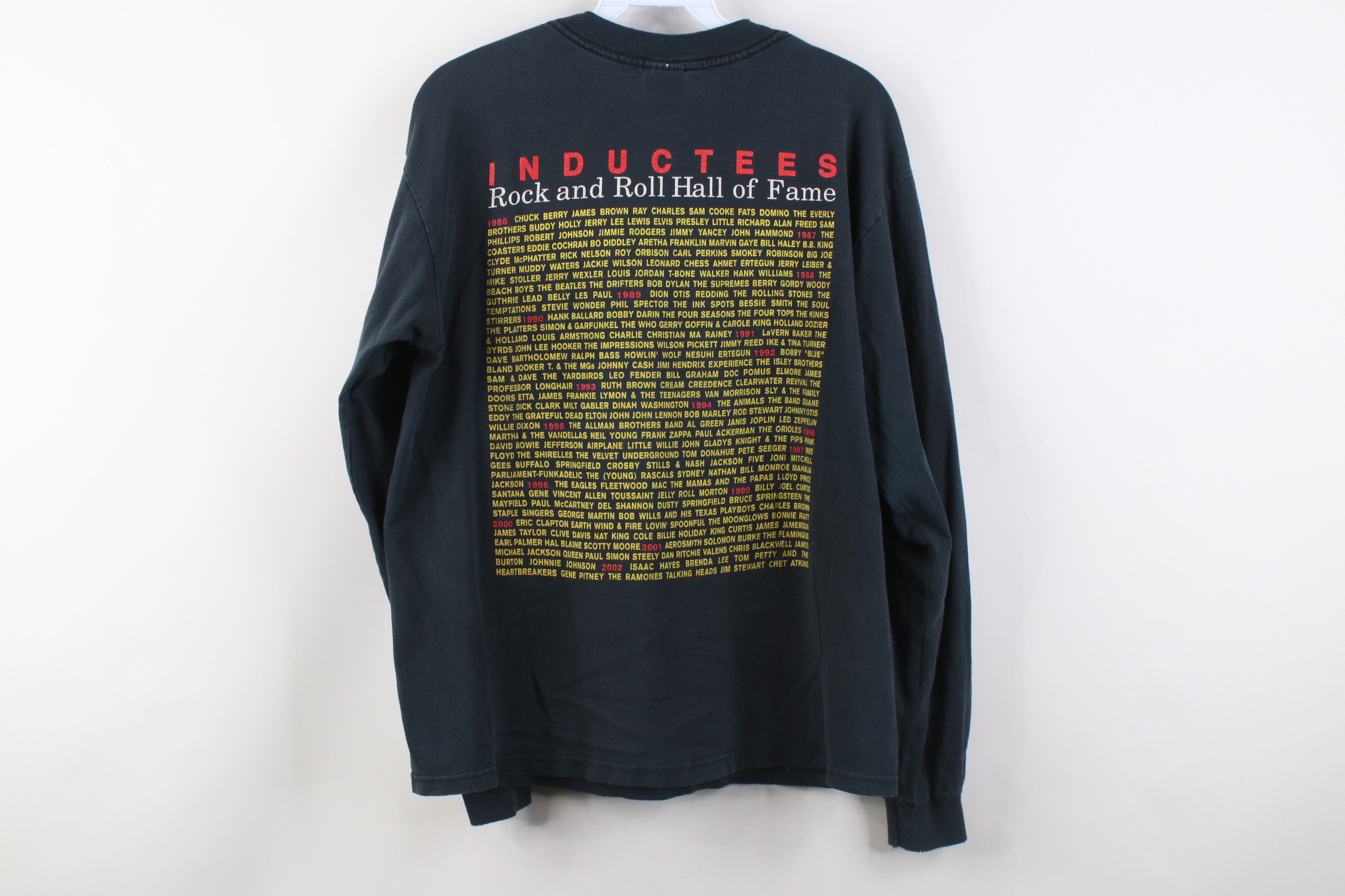 Vintage Vintage Y2K 2002 Roll Hall of Fame Long Sleeve T-Shirt Size US M / EU 48-50 / 2 - 15 Thumbnail