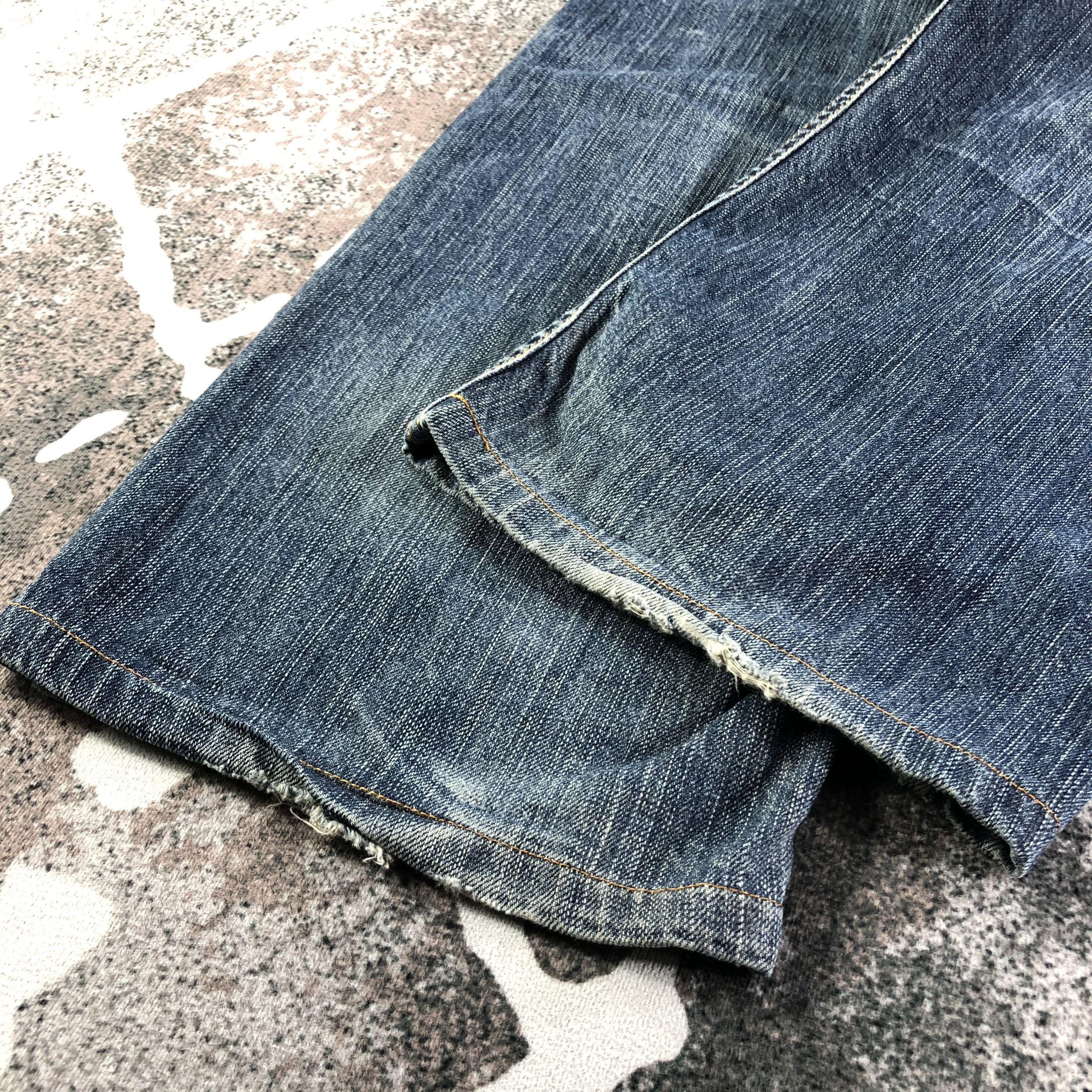 Edwin Vintage Edwin XV Jeans Distress Faded Blue KJ2504 Size US 32 / EU 48 - 6 Thumbnail