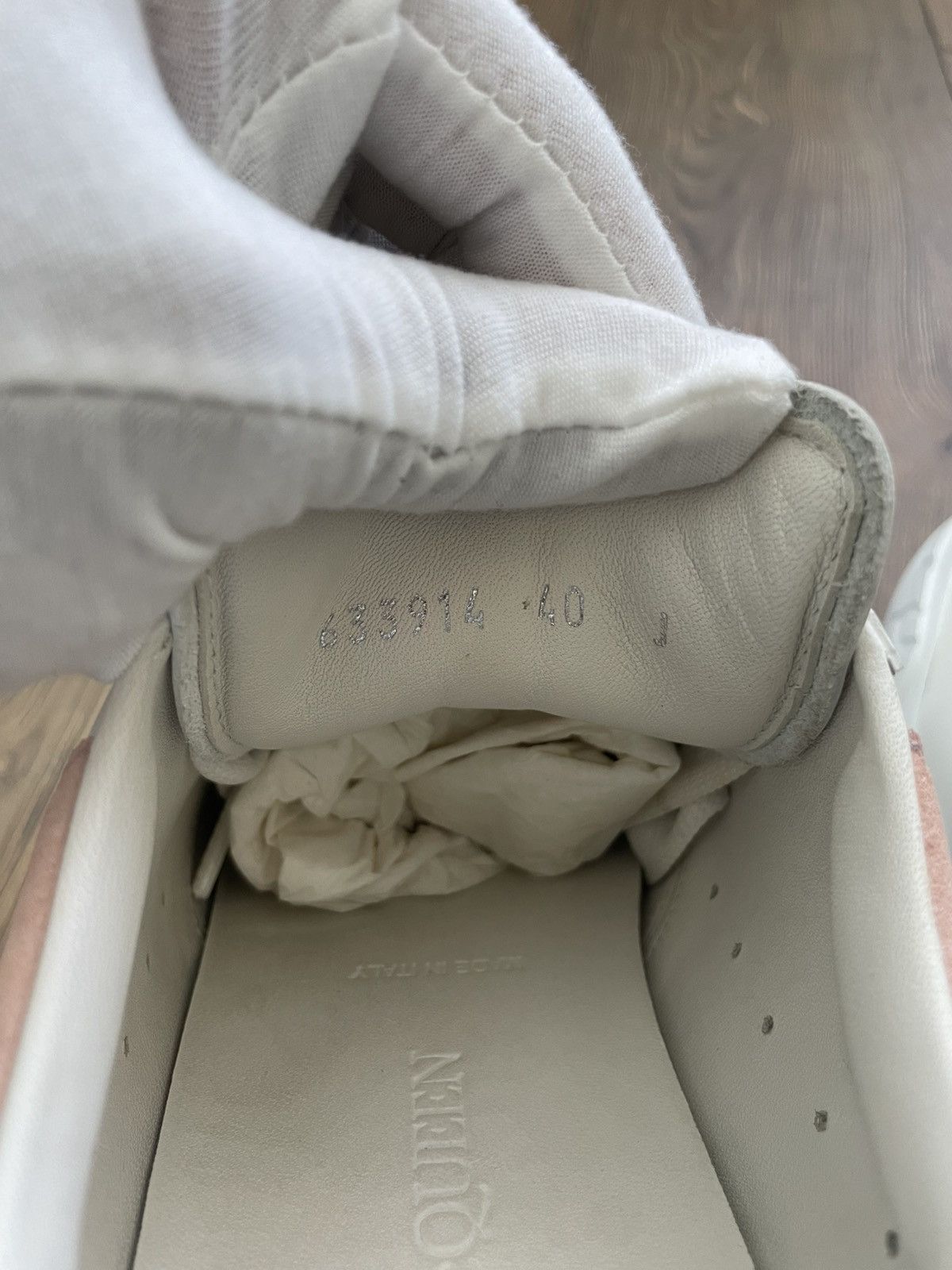 Alexander McQueen Alexander McQueen Court Leather Low Top Sneakers Women’s Size US 10 / IT 40 - 7 Thumbnail