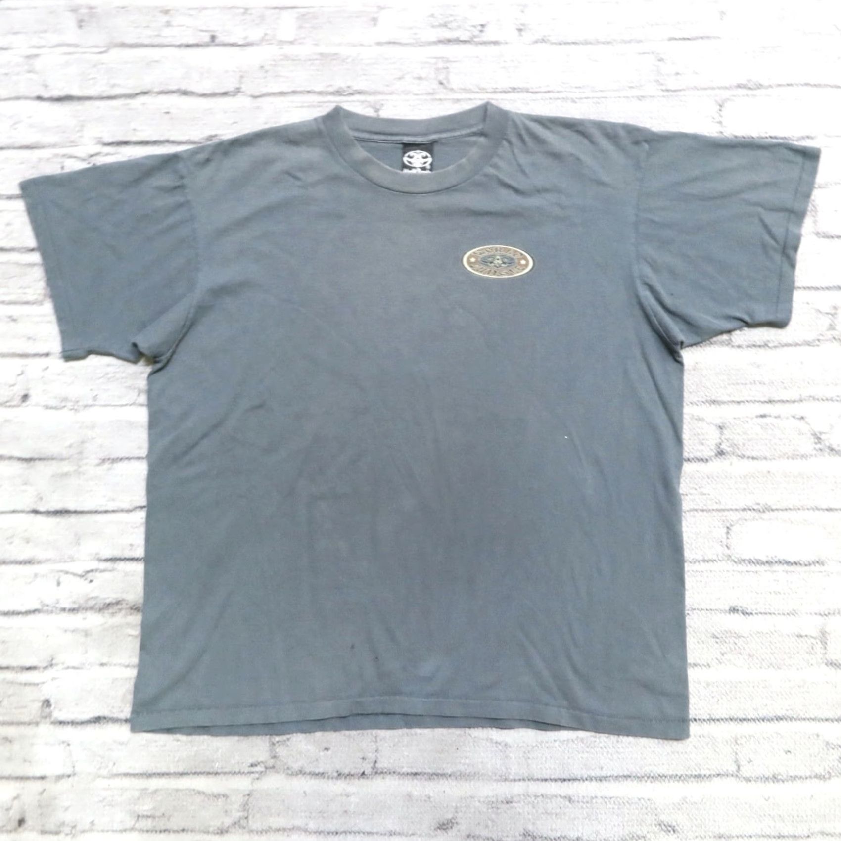 Vintage Vintage World Jungle Shirt XL Blue 90s Logo Shirt Mens T-Shirt Streetwear Surf Skate Ladies Size US XL / EU 56 / 4 - 3 Thumbnail