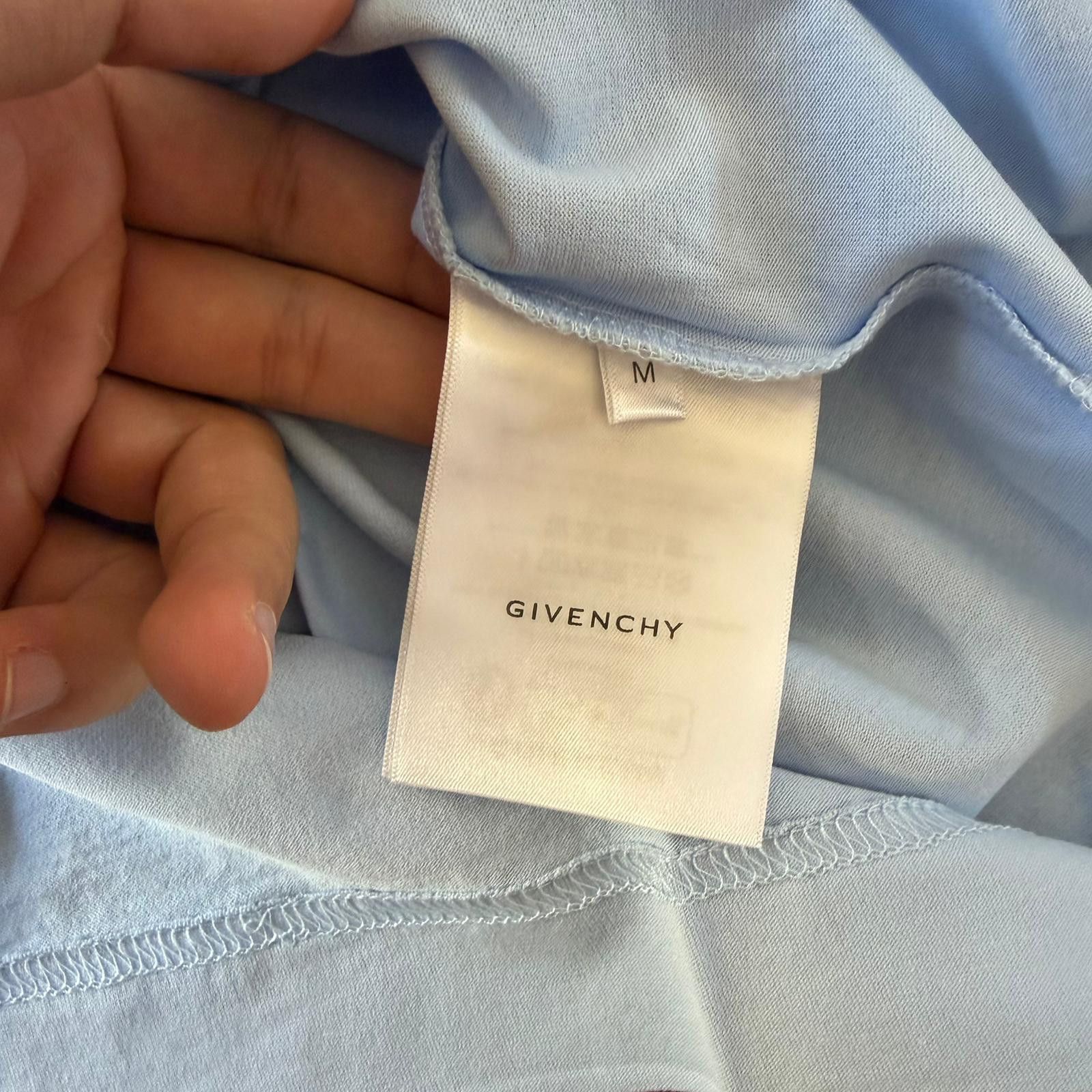 Givenchy Light Blue Embroidered 4G Flamingo Print Oversized T-Shirt Size US M / EU 48-50 / 2 - 7 Thumbnail