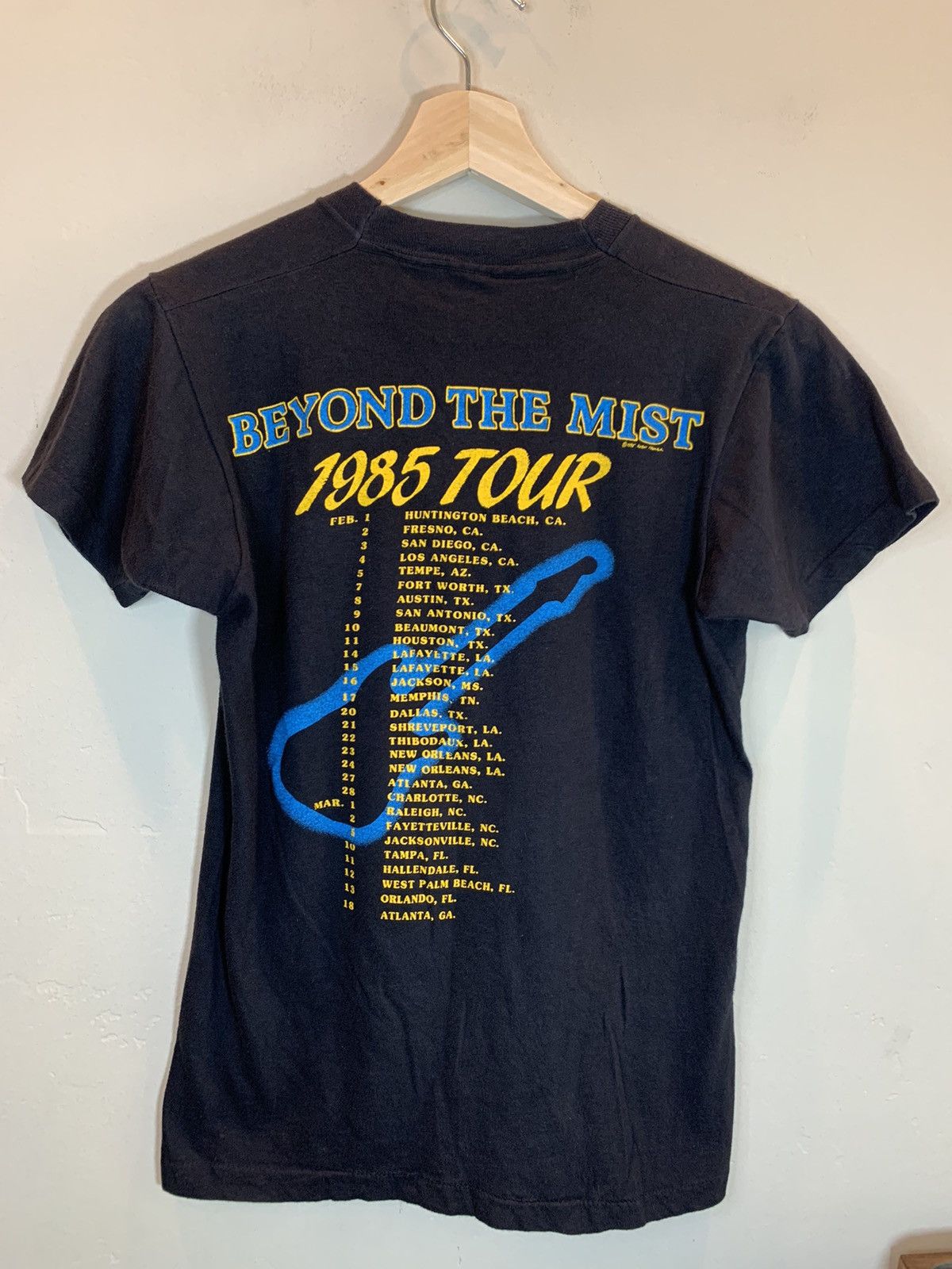*RARE* Vintage 1985 Robin Trower Beyond The Mist Tour Shirt