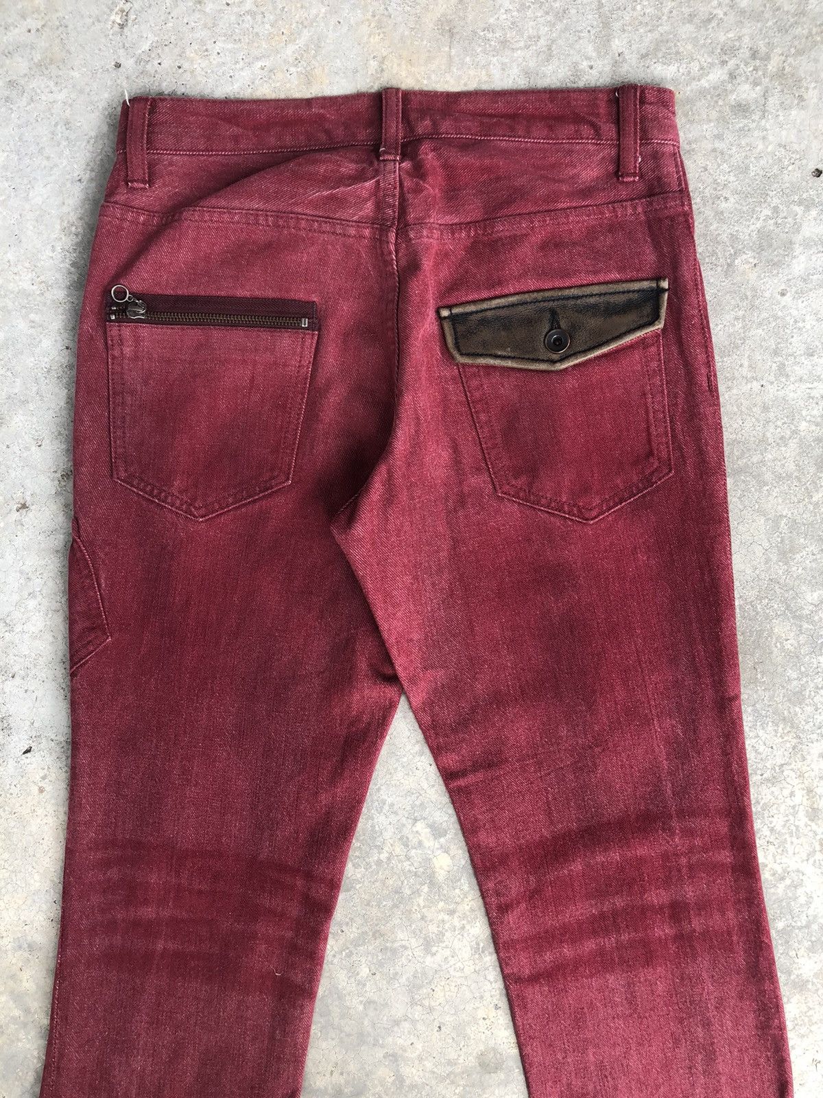 Issey Miyake Distressed Jeans Tete Homme Skinny Jeans Japanese Size US 30 / EU 46 - 8 Thumbnail