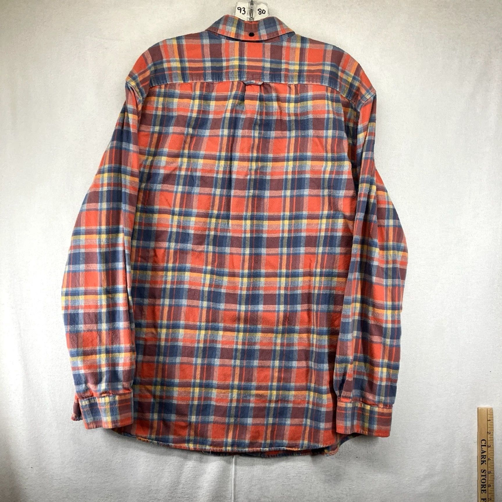 Vintage L.L.Bean Button-Up Shirt Men’s XL Orange Plaid Flannel Long Sleeve Casual Size US XL / EU 56 / 4 - 2 Thumbnail