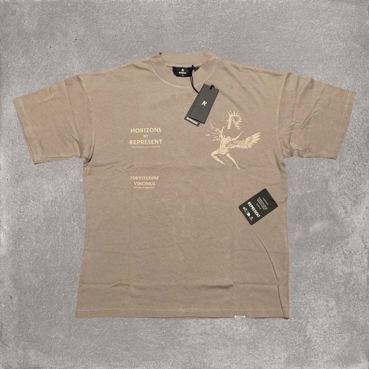 Represent Clo. Represent XS Icarus Taupe Beige Tee Size US XS / EU 42 / 0 - 2 Thumbnail