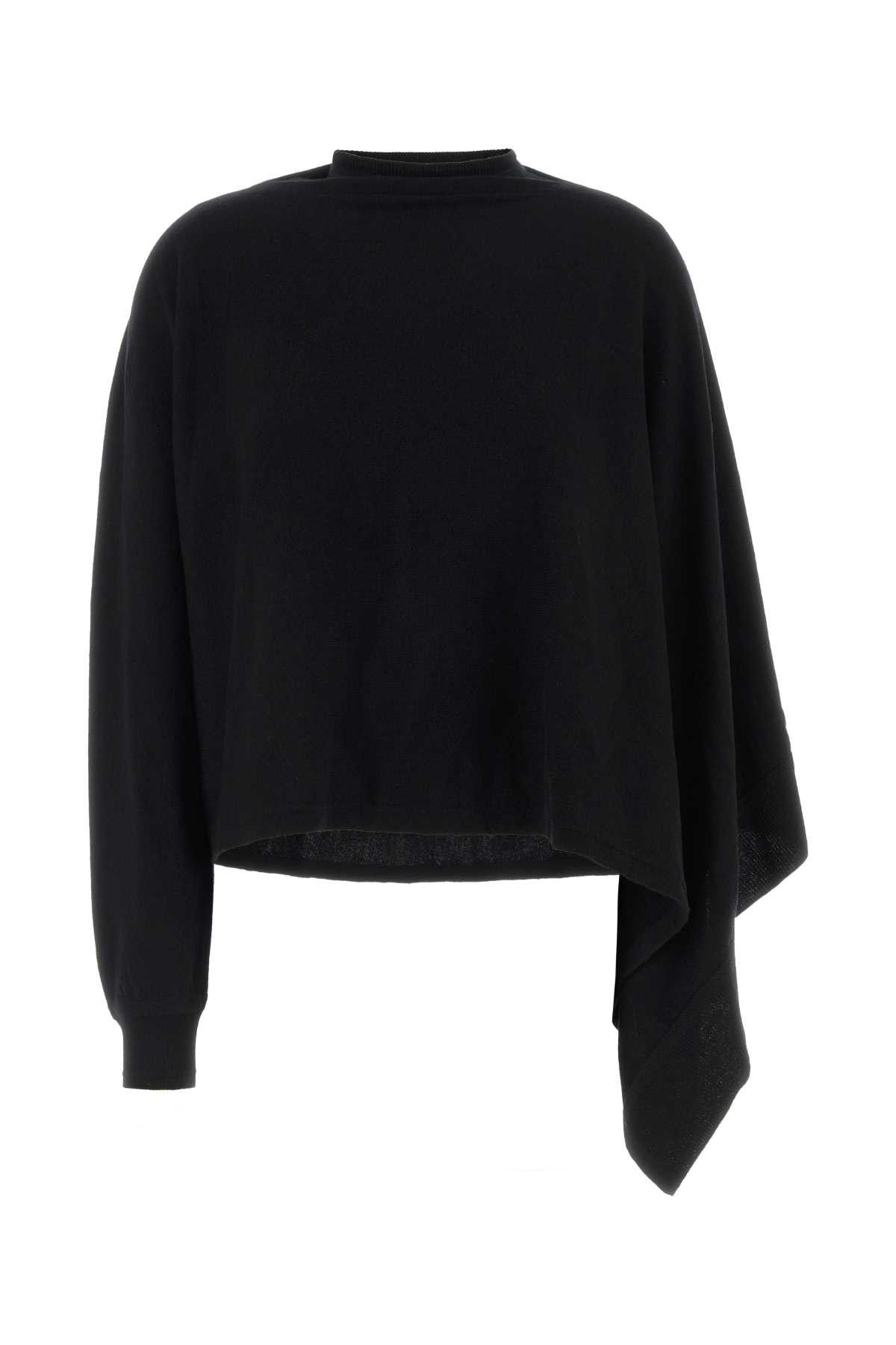 Jil Sander Black Wool Sweater Size S / US 4 / IT 40 - 1 Thumbnail