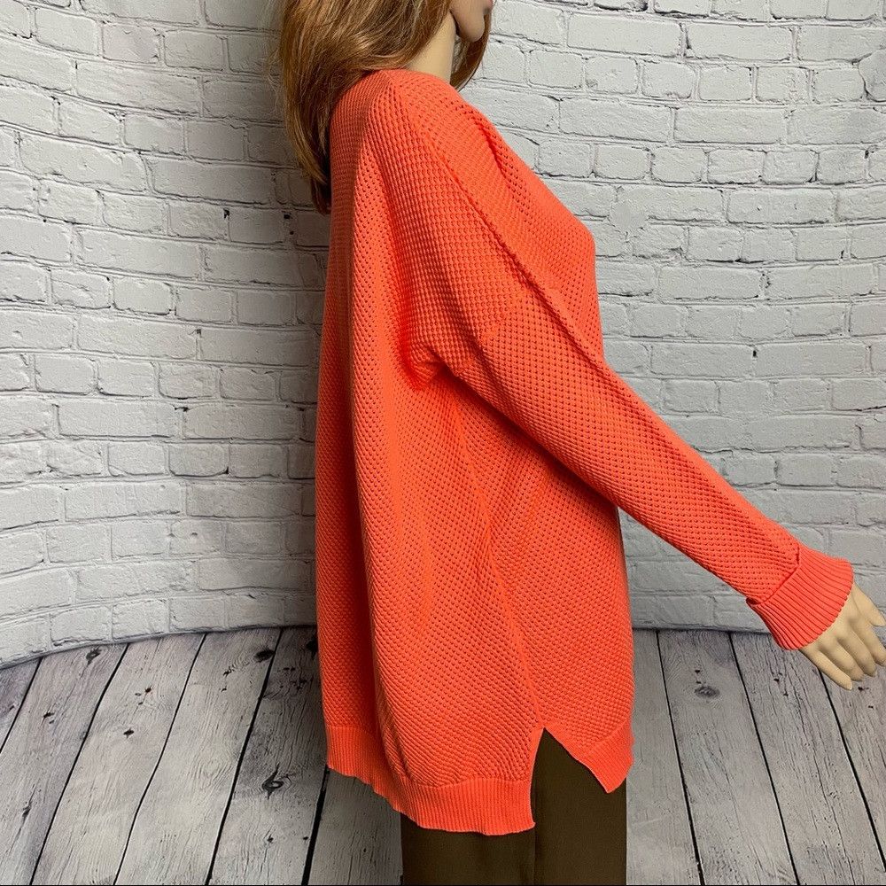 Other New IMMA Inlet Cotton V-Neck Orange Sweater Size L Size L / US 10 / IT 46 - 3 Thumbnail