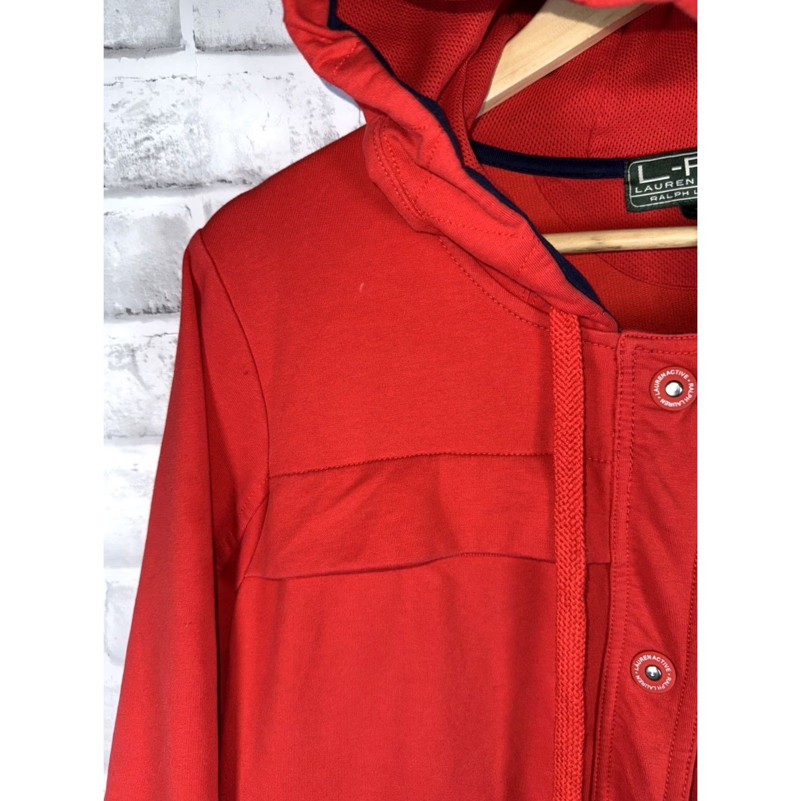 Ralph Lauren LAUREN RALPH LAUREN Hooded Jacket Red XL Womens Size XL / US 12-14 / IT 48-50 - 6 Thumbnail