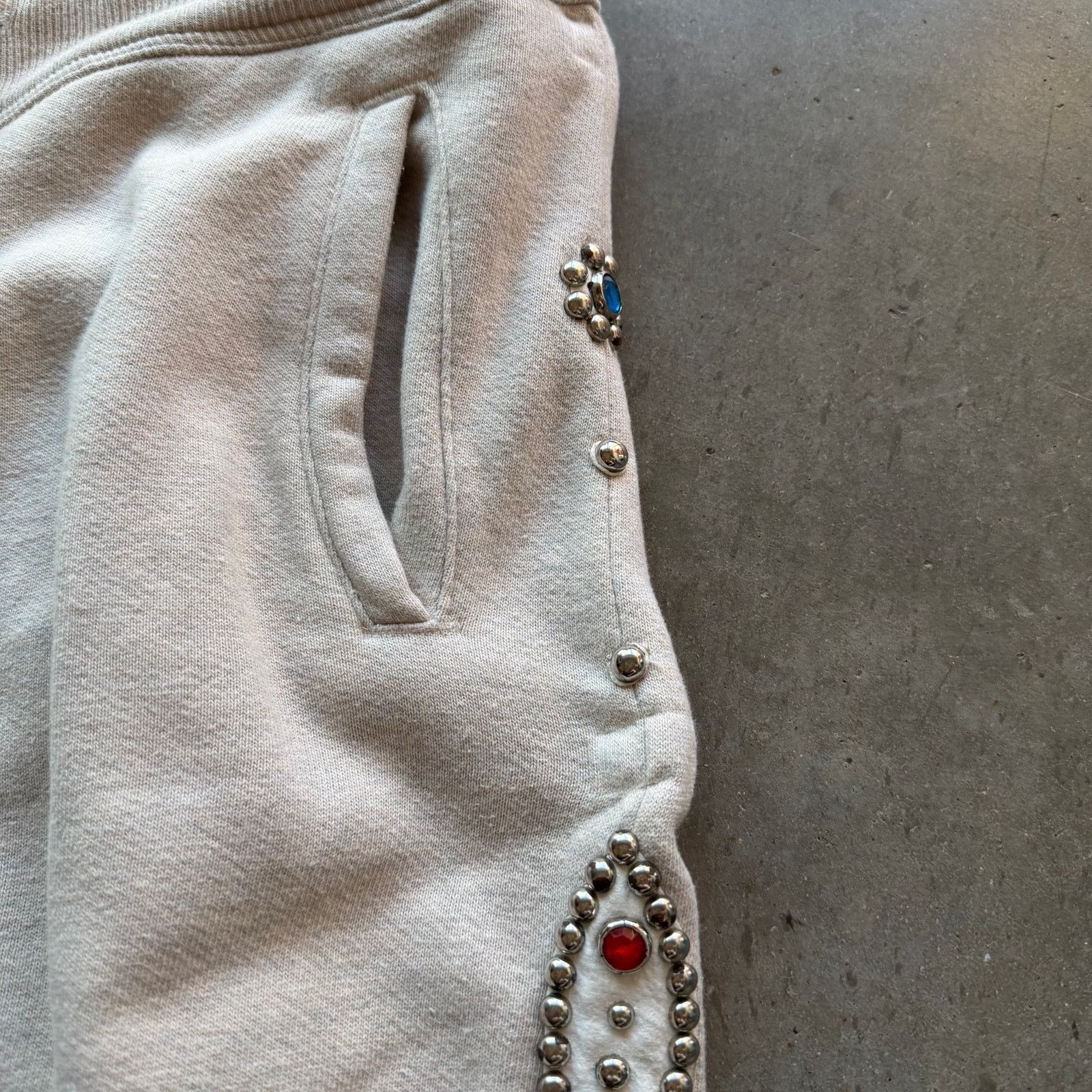 Kapital Kapital Rhinestone Sweatpants Size US 34 / EU 50 - 6 Thumbnail