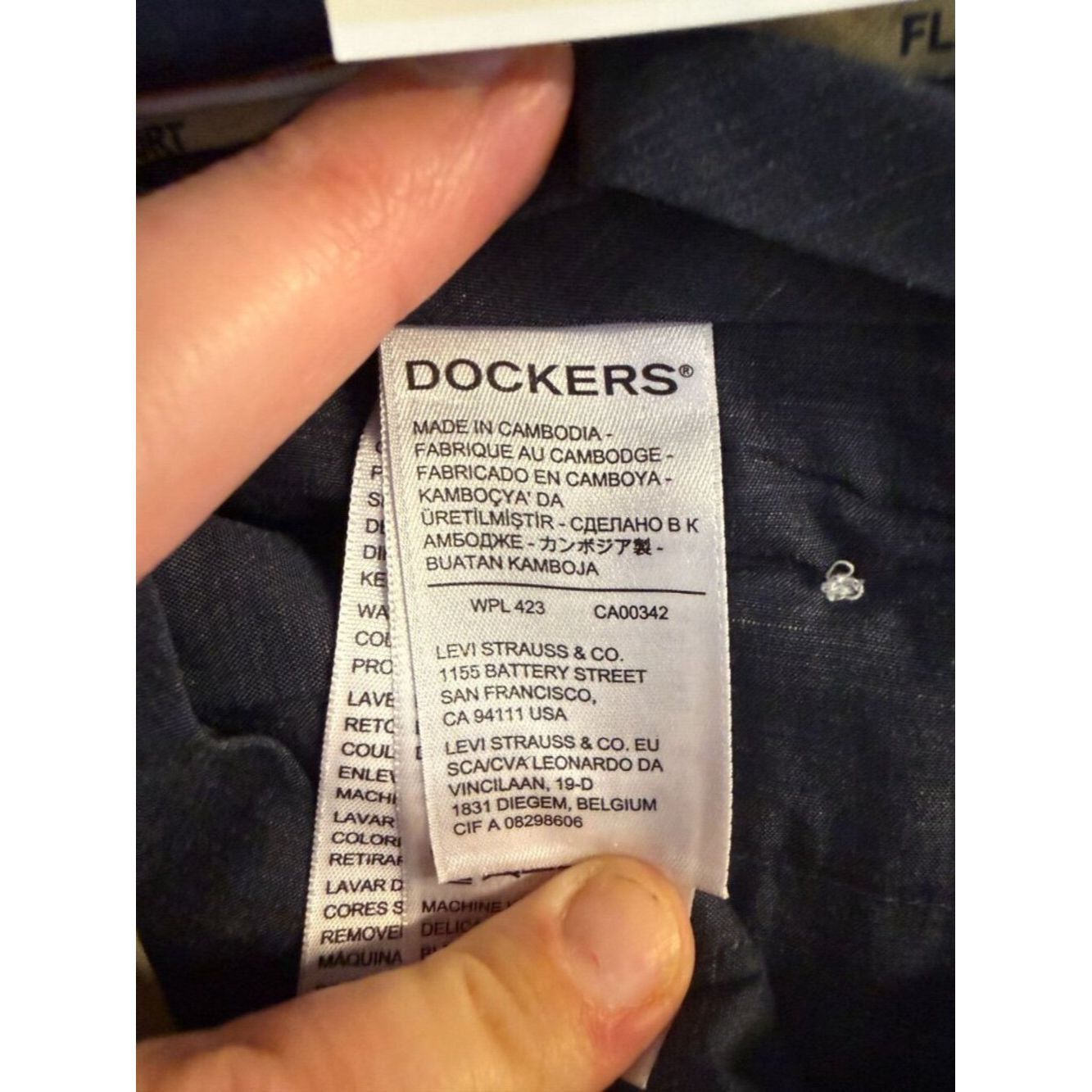 Dockers Dockers Signature Khaki Pants 42x32 Navy Classic Fit NWT 10 Size US 42 / EU 58 - 5 Thumbnail