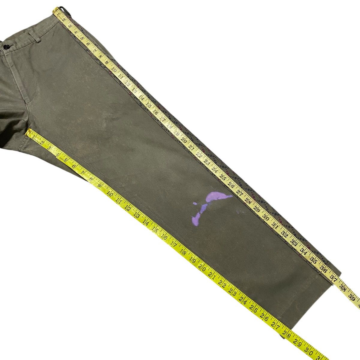 Comme des Garcons Homme AD2002 Comme Des Garcons Homme Painter Pants Faded Size US 28 / EU 44 - 16 Thumbnail
