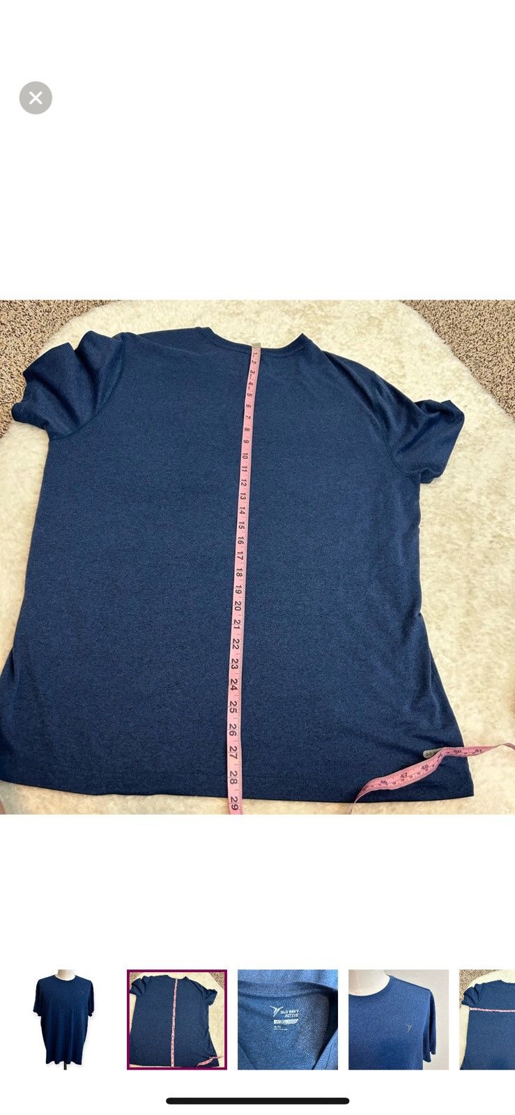 Old Navy Old navy men’s XL blue athletic tee Size US XL / EU 56 / 4 - 2 Thumbnail
