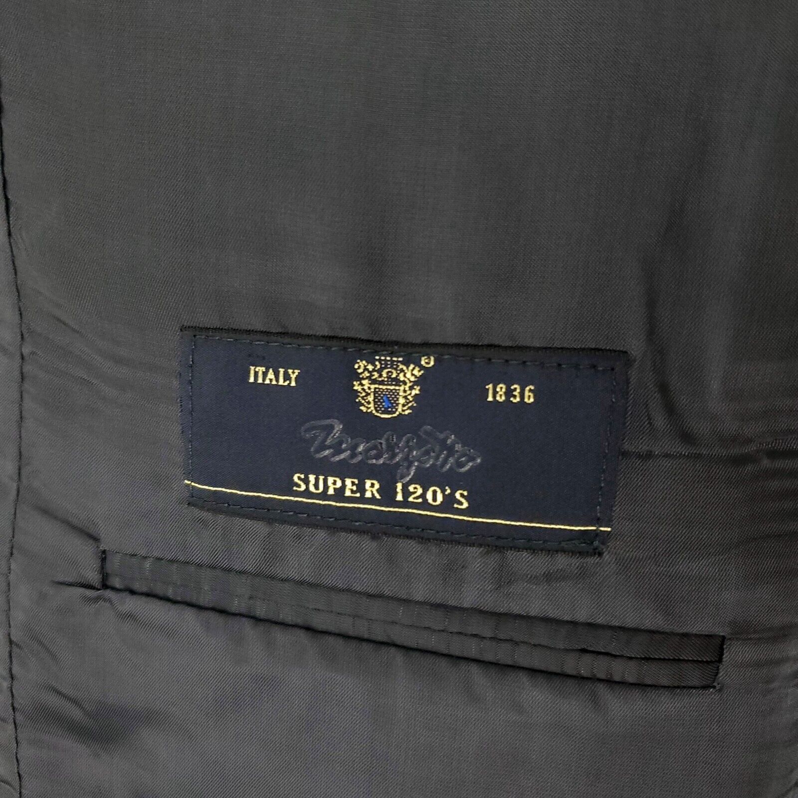 Joseph Abboud Joseph Abboud Marzotto Super 120s Wool 2 Button Blazer 42R G Size 42R - 8 Thumbnail