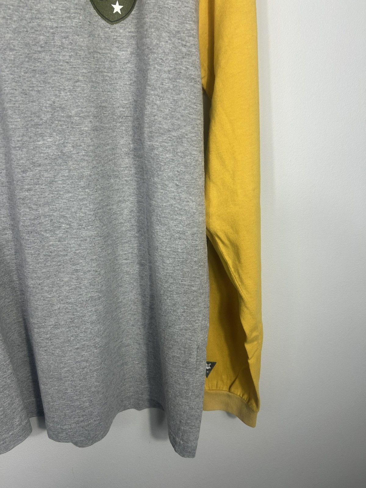 Stussy Vintage Stüssy Long Sleeve Grey & Yellow size L Size US L / EU 52-54 / 3 - 5 Thumbnail