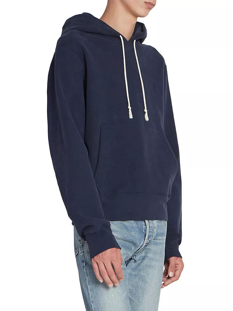 Saint Laurent Paris o1b1hav110425 Cassandre Sweatshirt & Hoodie in Blue Size US XS / EU 42 / 0 - 5 Thumbnail
