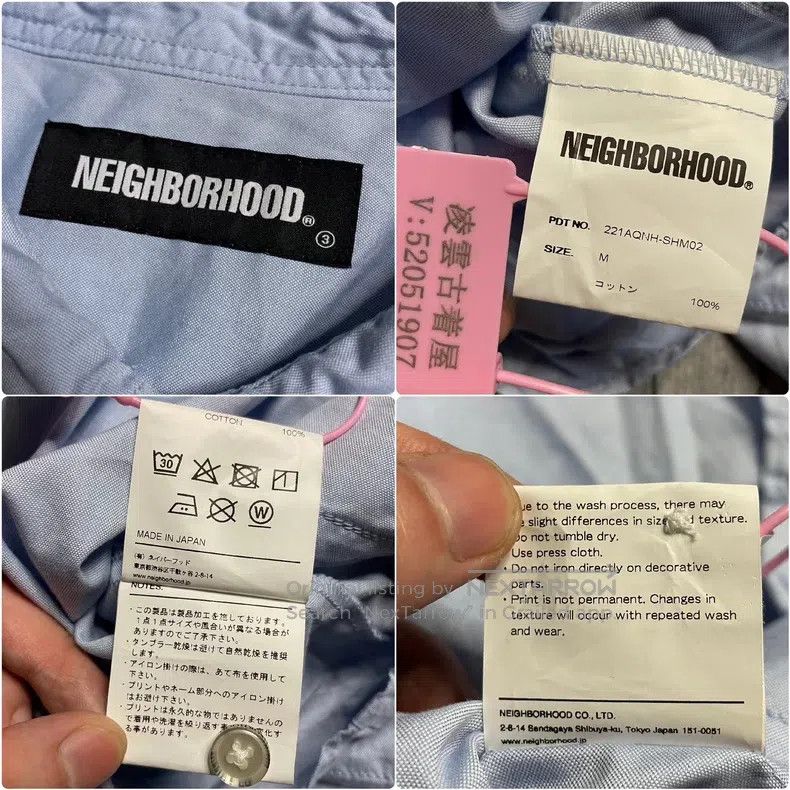 Neighborhood Neighborhood Oversized Pocket Printed Short Sleeve Shirt Size US M / EU 48-50 / 2 - 8 Thumbnail