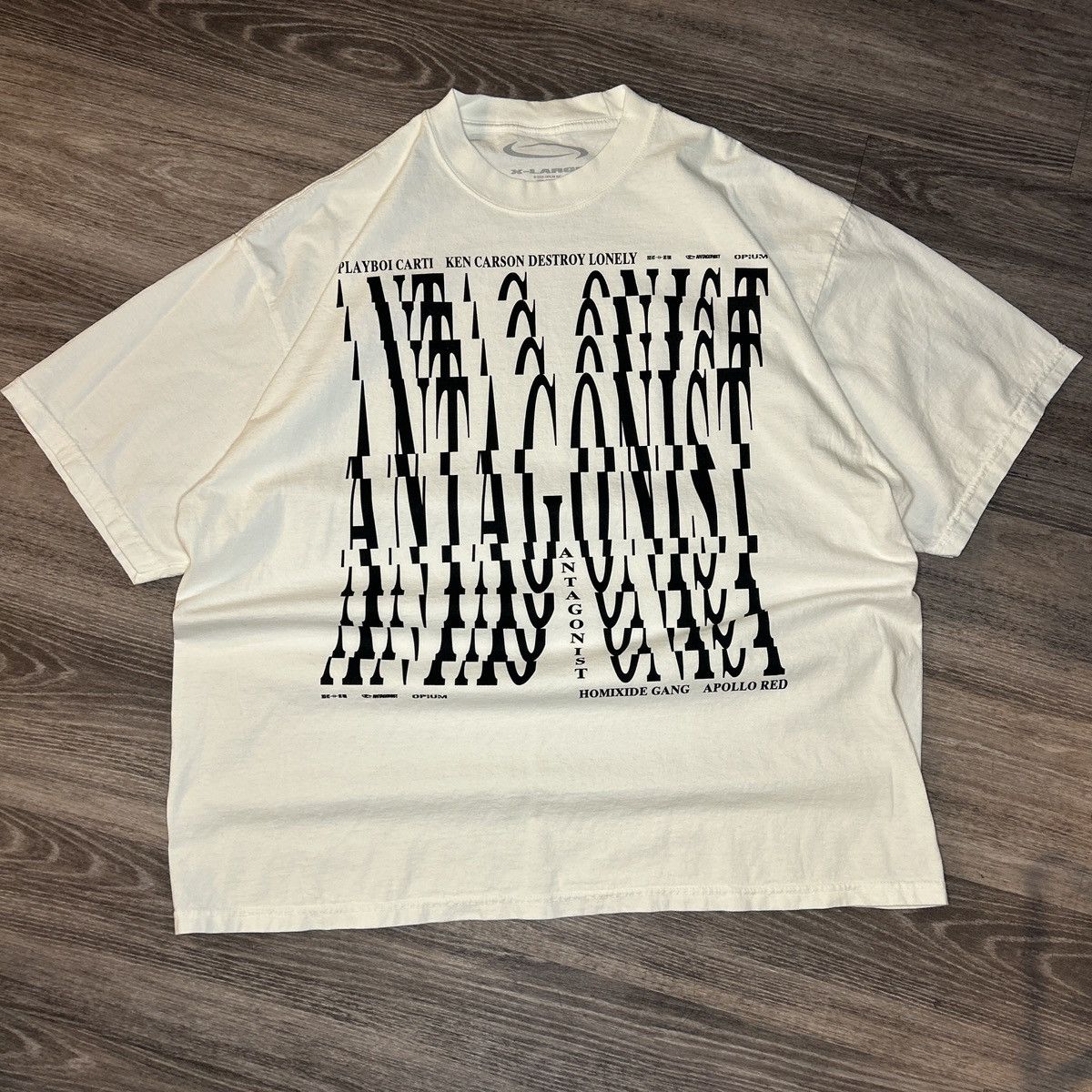 Playboi Carti Playboi Carti Antagonist Tour 2.0 concert t shirt white Size US XL / EU 56 / 4 - 1 Thumbnail