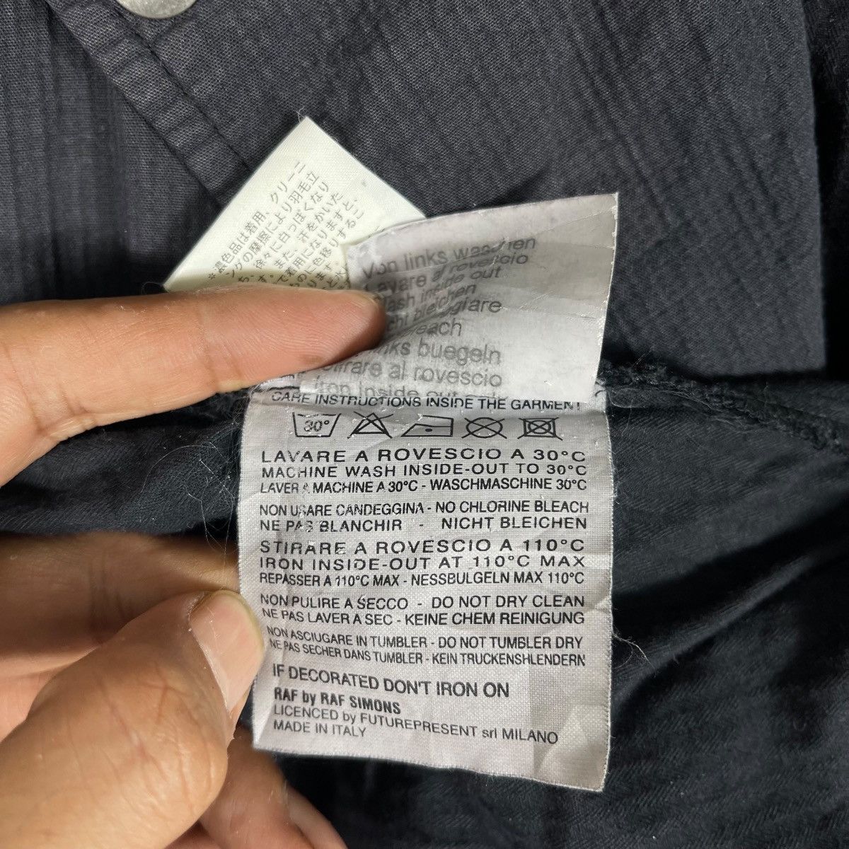Raf by Raf Simons Vintage SS2006 Seersucker Cotton Classic Rider Jacket Size US S / EU 44-46 / 1 - 16 Thumbnail