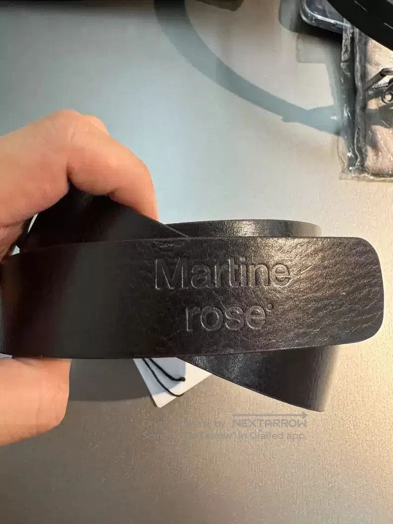 Martine Rose MARTINE ROSE 24ss Brown Love belt full leather. Size ONE SIZE - 3 Thumbnail