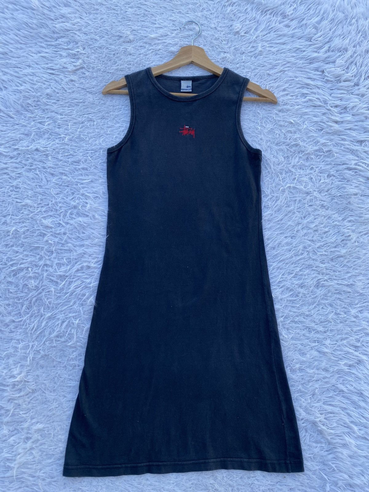 Stussy Rare Vintage Stussy Streetwear Small Logo Tank Dress Size US S / EU 44-46 / 1 - 2 Thumbnail