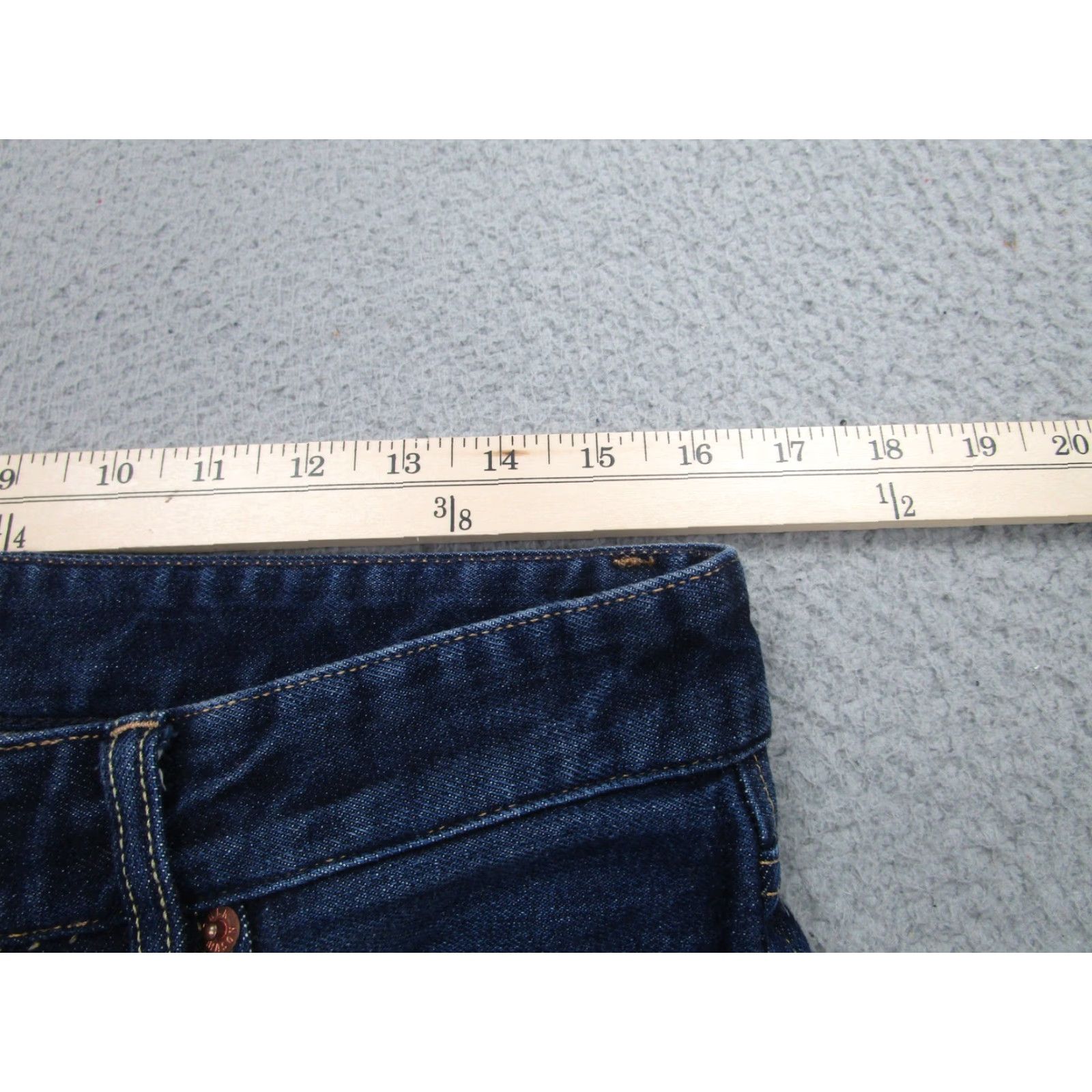 Buck Mason Buck Mason Jeans Men’s 31x34 Blue Maverick Slim Fit Denim Stretch 14oz Size US 31 - 5 Thumbnail
