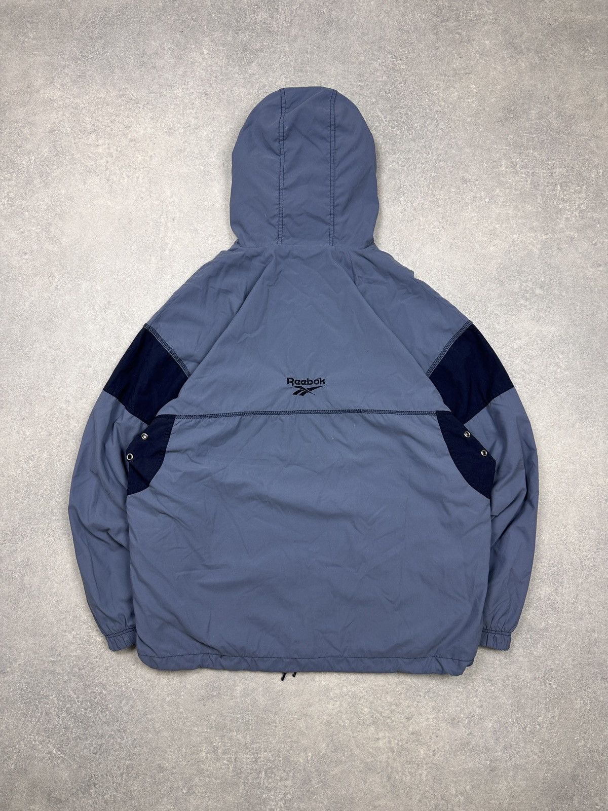 Reebok × Vintage Vintage Reebok Jacket 1/3 zip center logo Size US XL / EU 56 / 4 - 1 Thumbnail