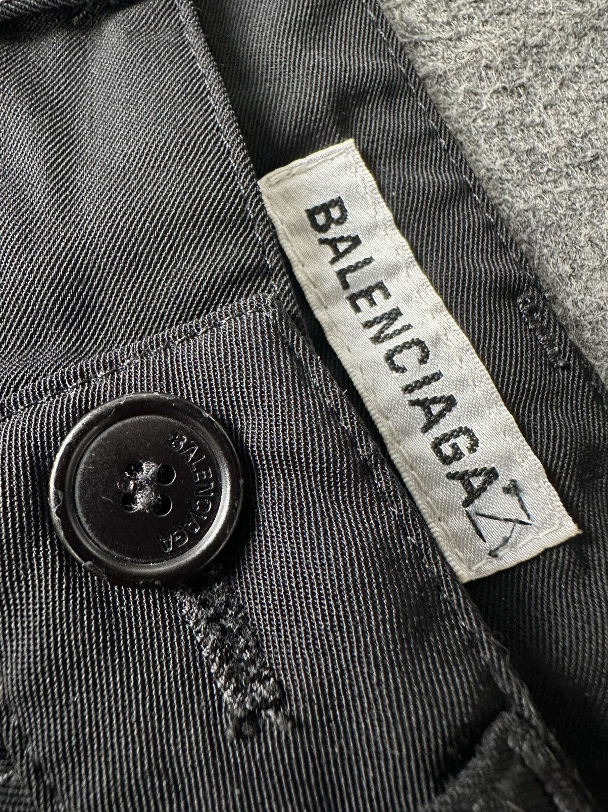 Balenciaga Balenciaga - F/W21 Classic Wide Leg Wool Trouser Size 29" - 11 Thumbnail