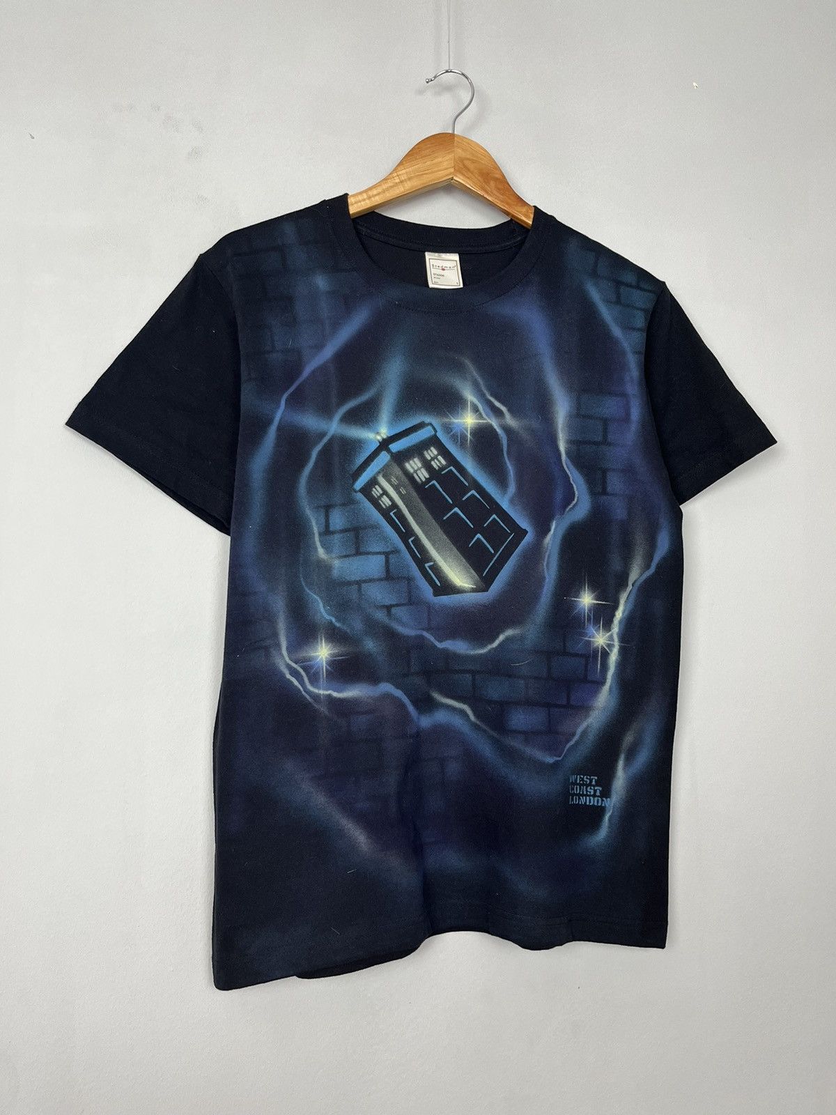 Vintage Dr Who Stedman Vintage 2000s Y2K Full Print Cotton Tee Shirt Size US S / EU 44-46 / 1 - 4 Thumbnail