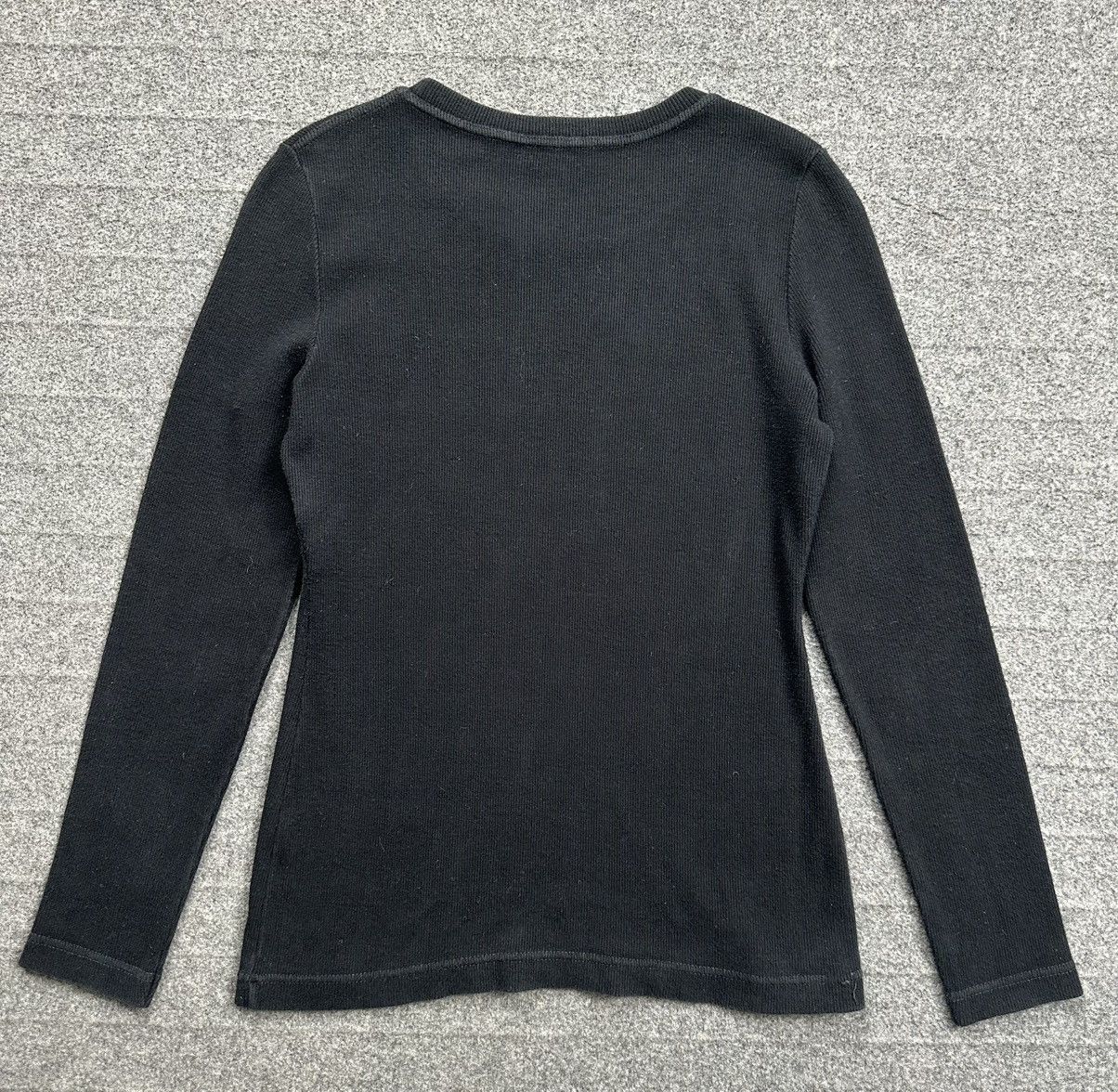 Gucci Gucci - Tom ford S/S96 Ribbed Knit Long Sleeve Shirt Size US L / EU 52-54 / 3 - 6 Thumbnail