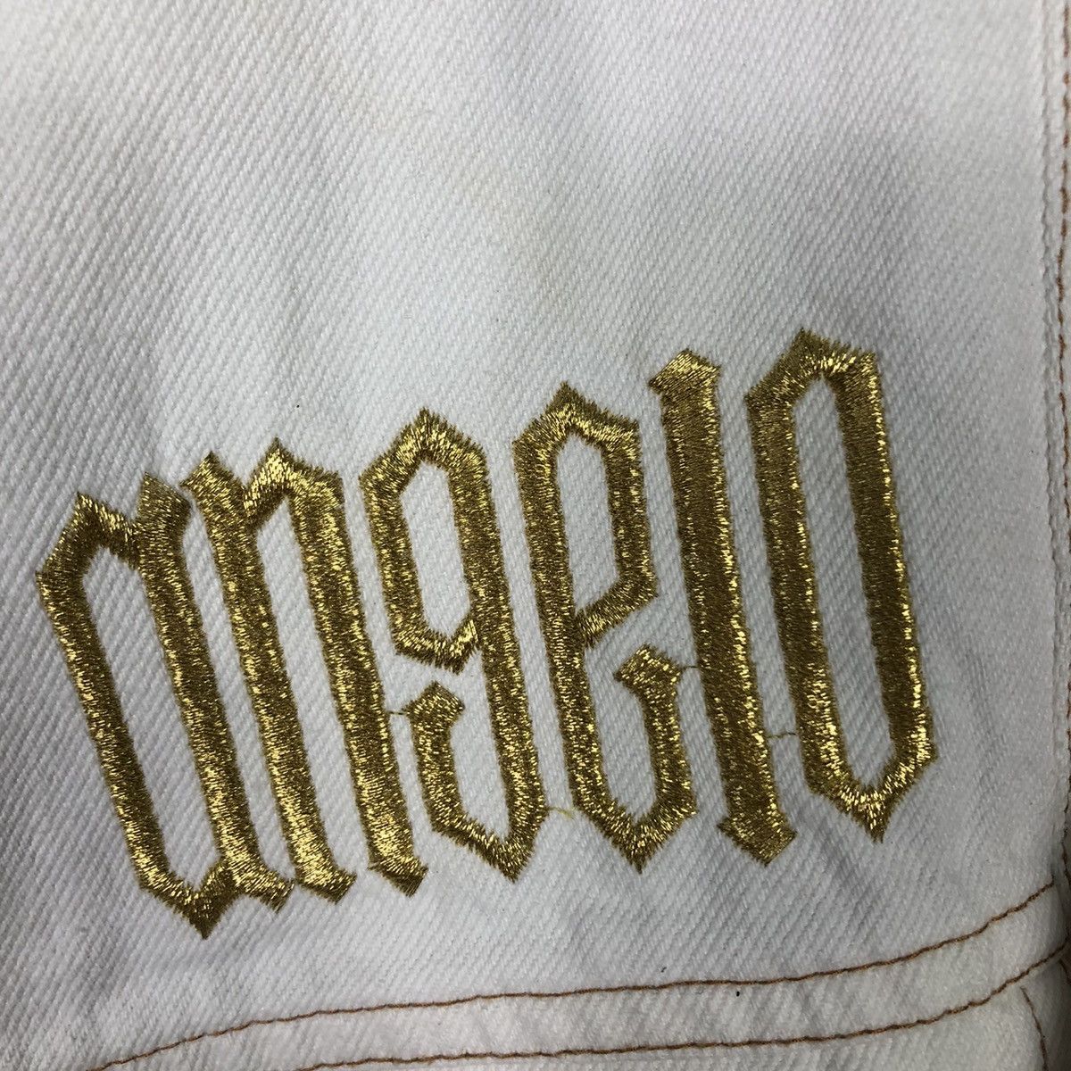Japanese Brand × Vintage 📌Vintage Bomber Jacket Angelo Embroidered Big Logo Size US L / EU 52-54 / 3 - 18 Thumbnail