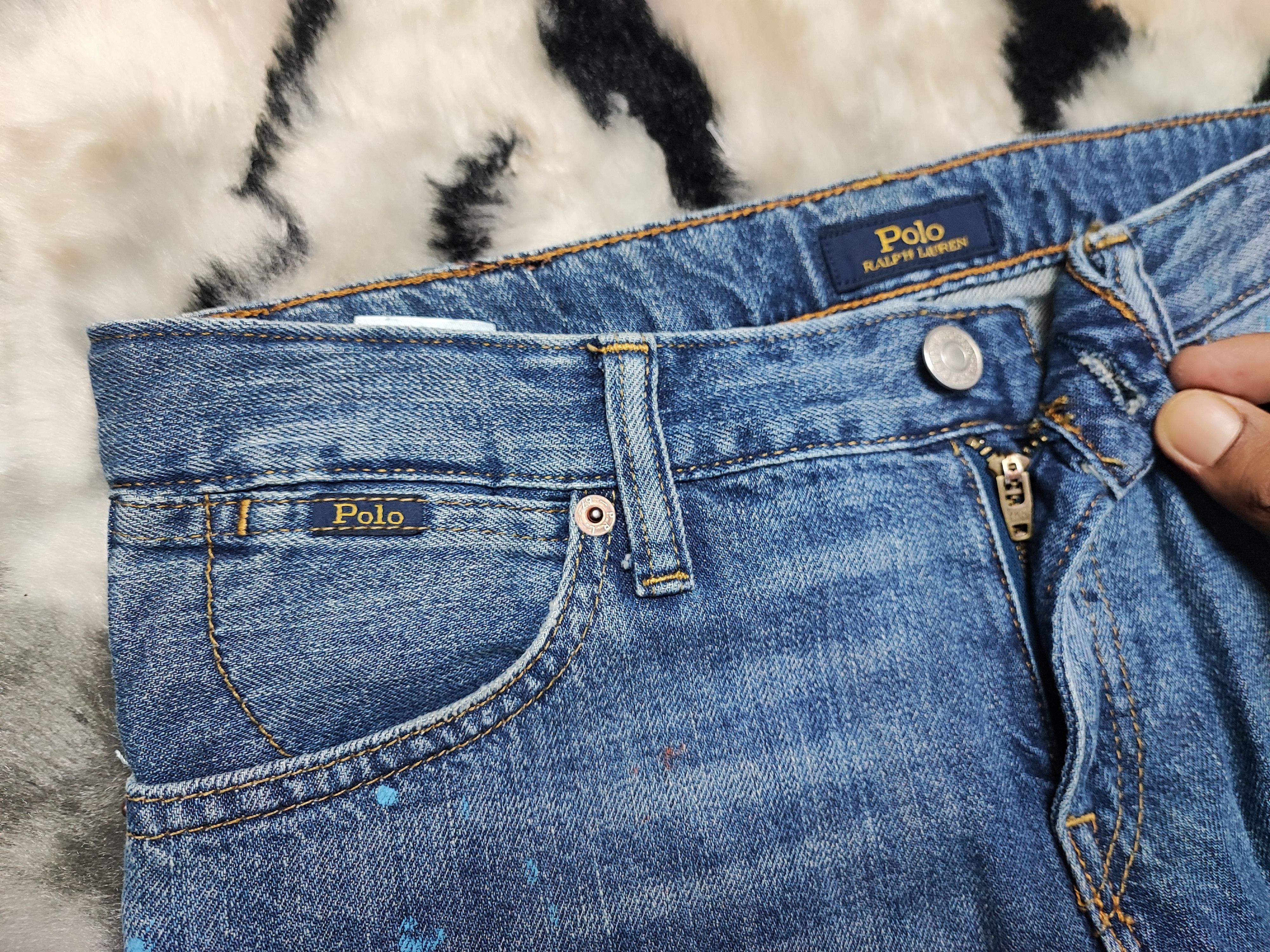 Denim & Supply Ralph Lauren Skinny Painted Jeans by Polo Ralph Lauren Size US 27 - 7 Thumbnail
