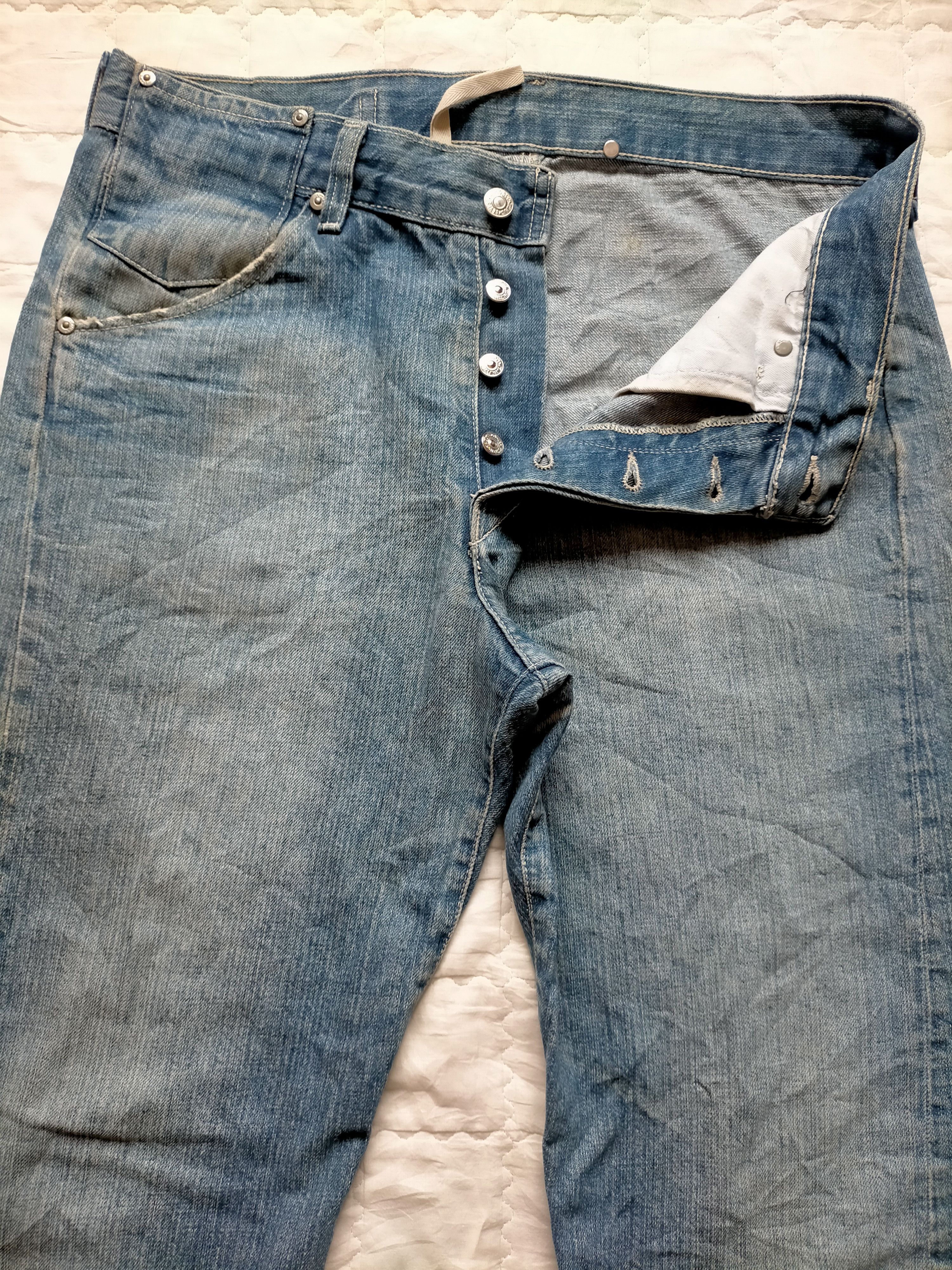 Levi's Vintage Clothing Vintage 90s Levis Engineering Denim pants Size US 33 - 3 Thumbnail