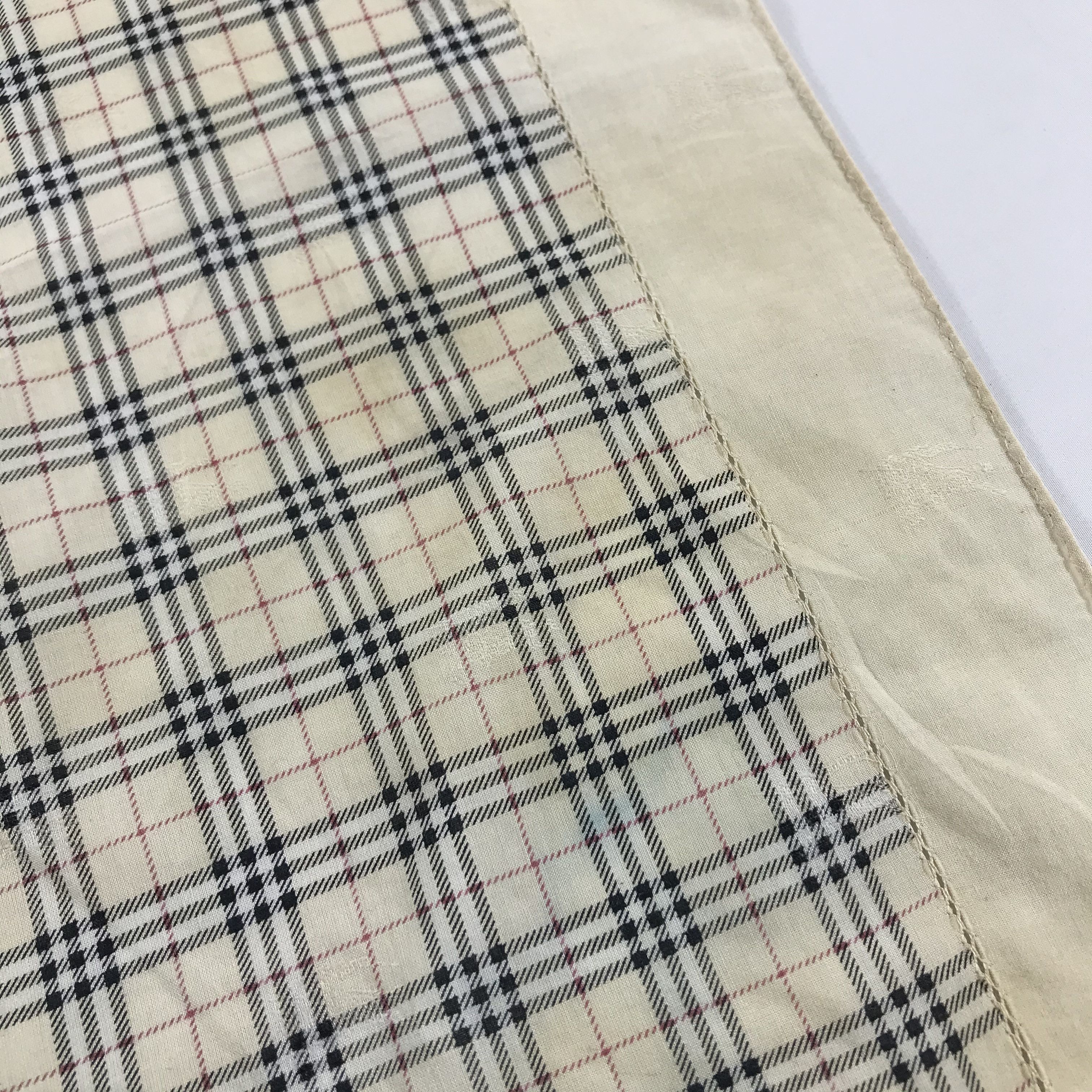 Burberry × Vintage Burberry Bandana / Handkerchief / Neckerchief -S1762 Size ONE SIZE - 4 Thumbnail