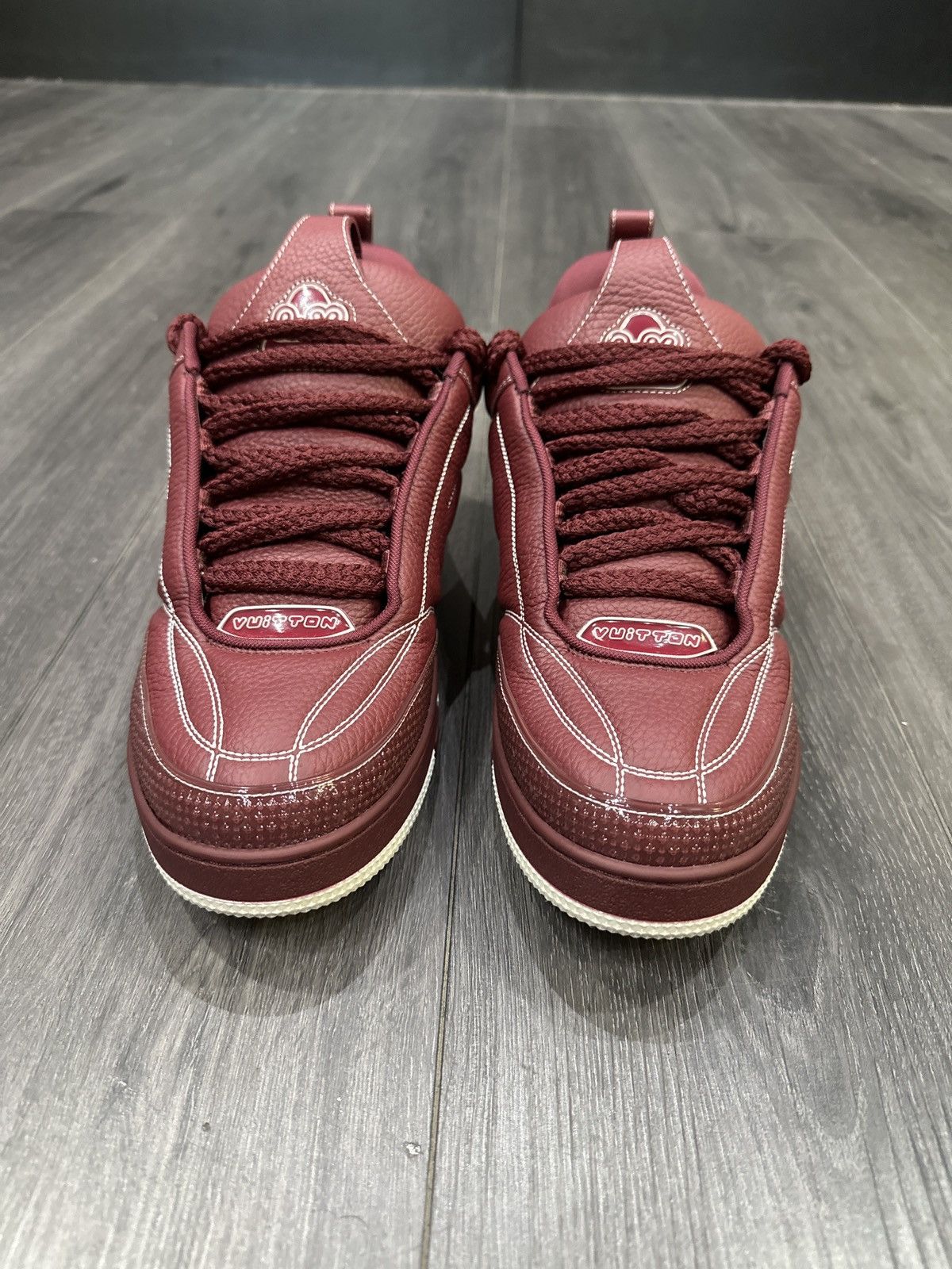 Louis Vuitton LV Skate Sneaker Burgundy Size 11