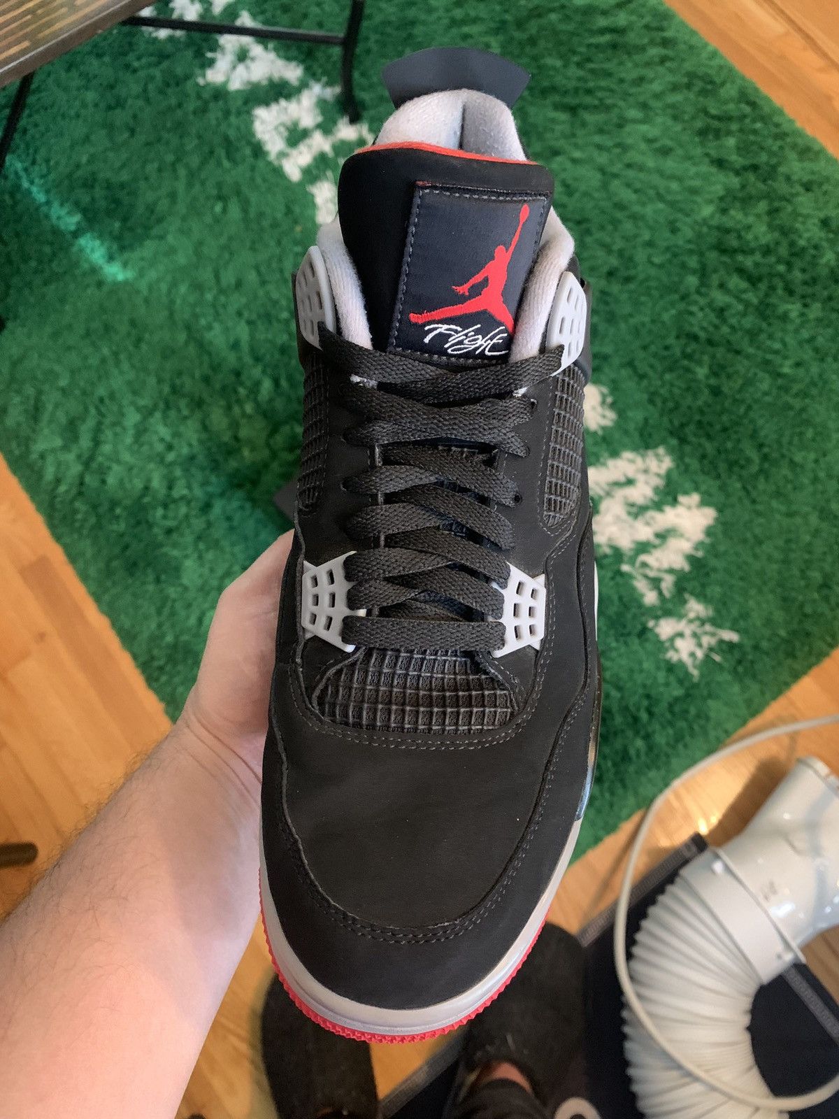 Jordan Brand × Nike Jordan 4 Bred 2019 Size US 11 / EU 44 - 21 Thumbnail