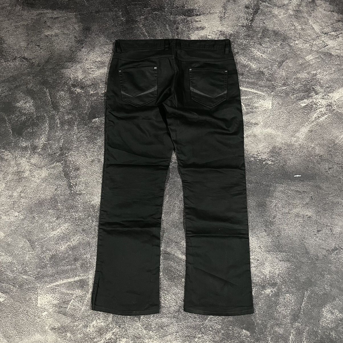 If Six Was Nine × Le Grande Bleu (L.G.B.) × Tornado Mart Hideaways Nicole Black Techwear Trousers Size US 36 / EU 52 - 2 Thumbnail