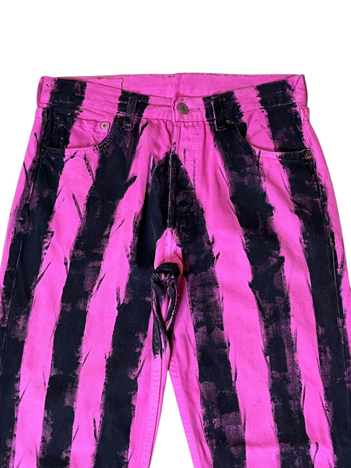 Levi's VINTAGE 90s LEVI’S 501 CUSTOM PRISONER INSPIRED ROBINS JEANS Size US 29 - 4 Thumbnail