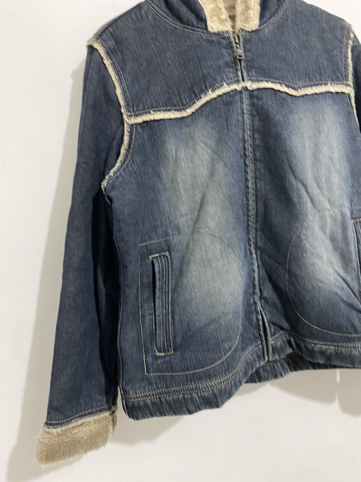 If Six Was Nine × Japanese Brand × Le Grande Bleu (L.G.B.) 💸BINDINGOFFER💸Edwin Denim Jacket styled Fur Ifsixwasnine Size US L / EU 52-54 / 3 - 3 Thumbnail