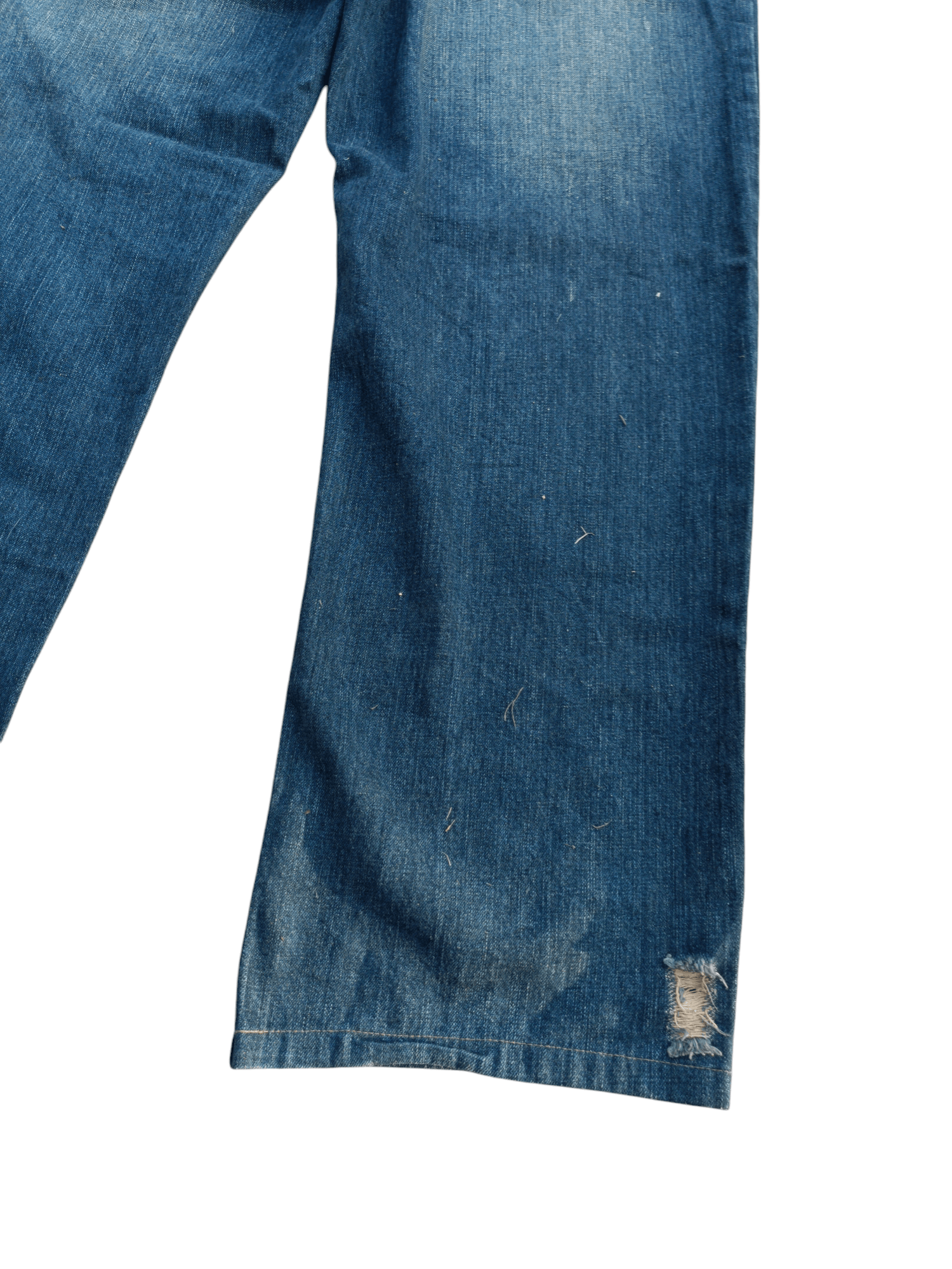 Japanese Brand 🔥DOPE🔥Karakuri Distressed Koi Fish Embroidery Jeans Size US 36 / EU 52 - 7 Thumbnail