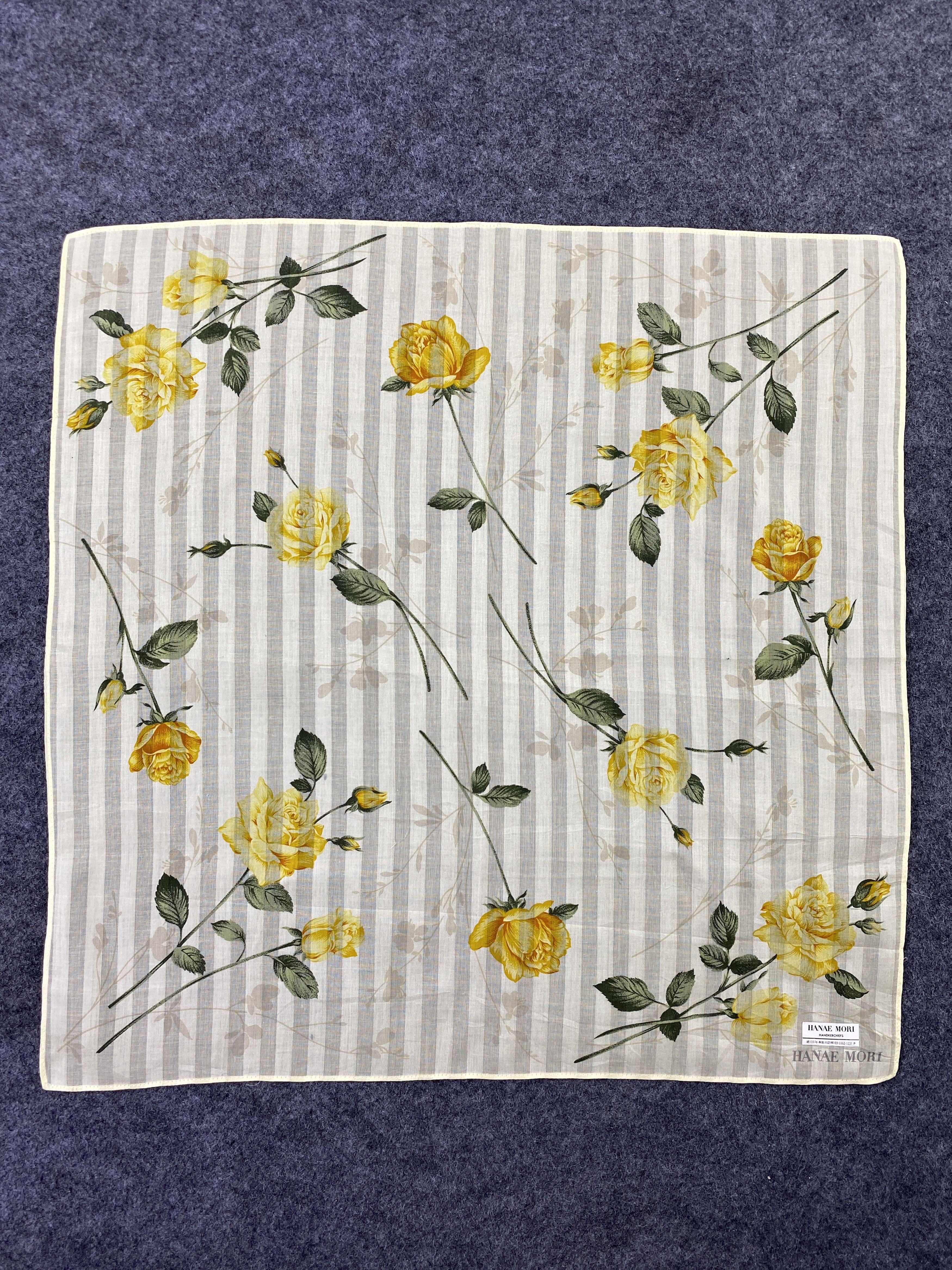 Hanae Mori × Vintage Hanae Mori Handkerchief / Bandana / Neckerchief-B156 Size ONE SIZE - 3 Thumbnail