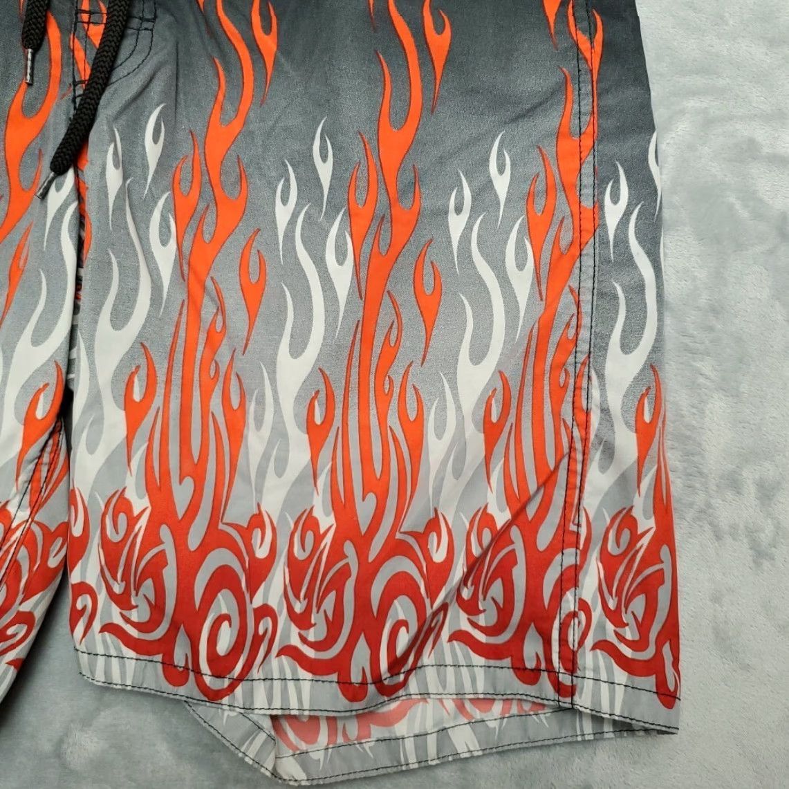 Swims Phys.Sci Board Shorts Men 32 Orange Flame Hybrid Performance Swim Beach Surf Bermuda Casual Summer Moisture Wicking Quick Dry Pockets Logo Size US 32 / EU 48 - 2 Thumbnail