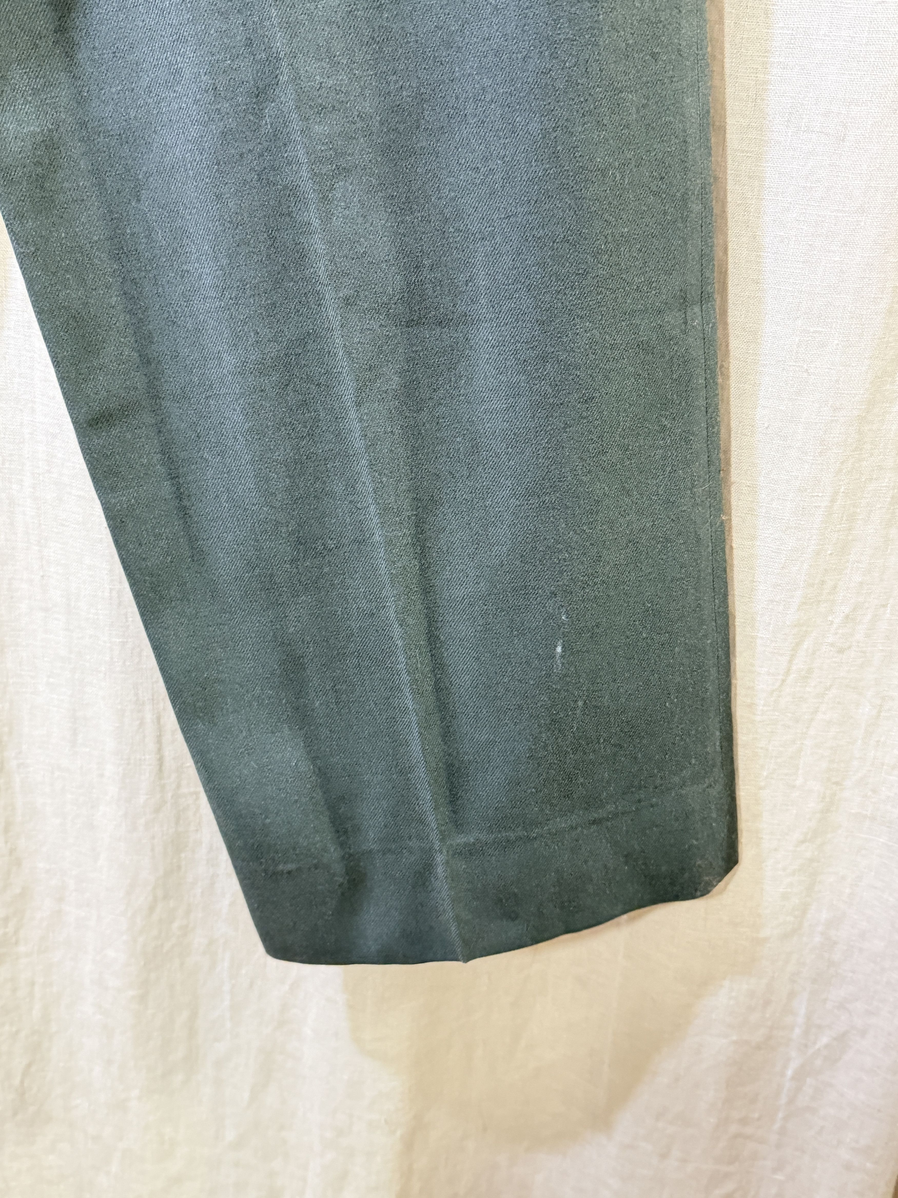 Vintage 1950s Military Wool Trousers Post-Korean War Size US 30 / EU 46 - 14 Thumbnail