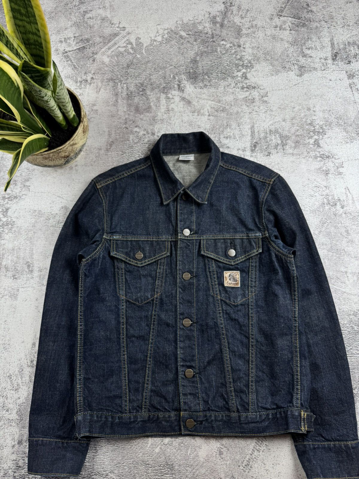 Carhartt Carhartt Denim Indigo USA Y2K Button Cotton Women’s Large Blazer Coat Jacket Size L / US 10 / IT 46 - 4 Thumbnail