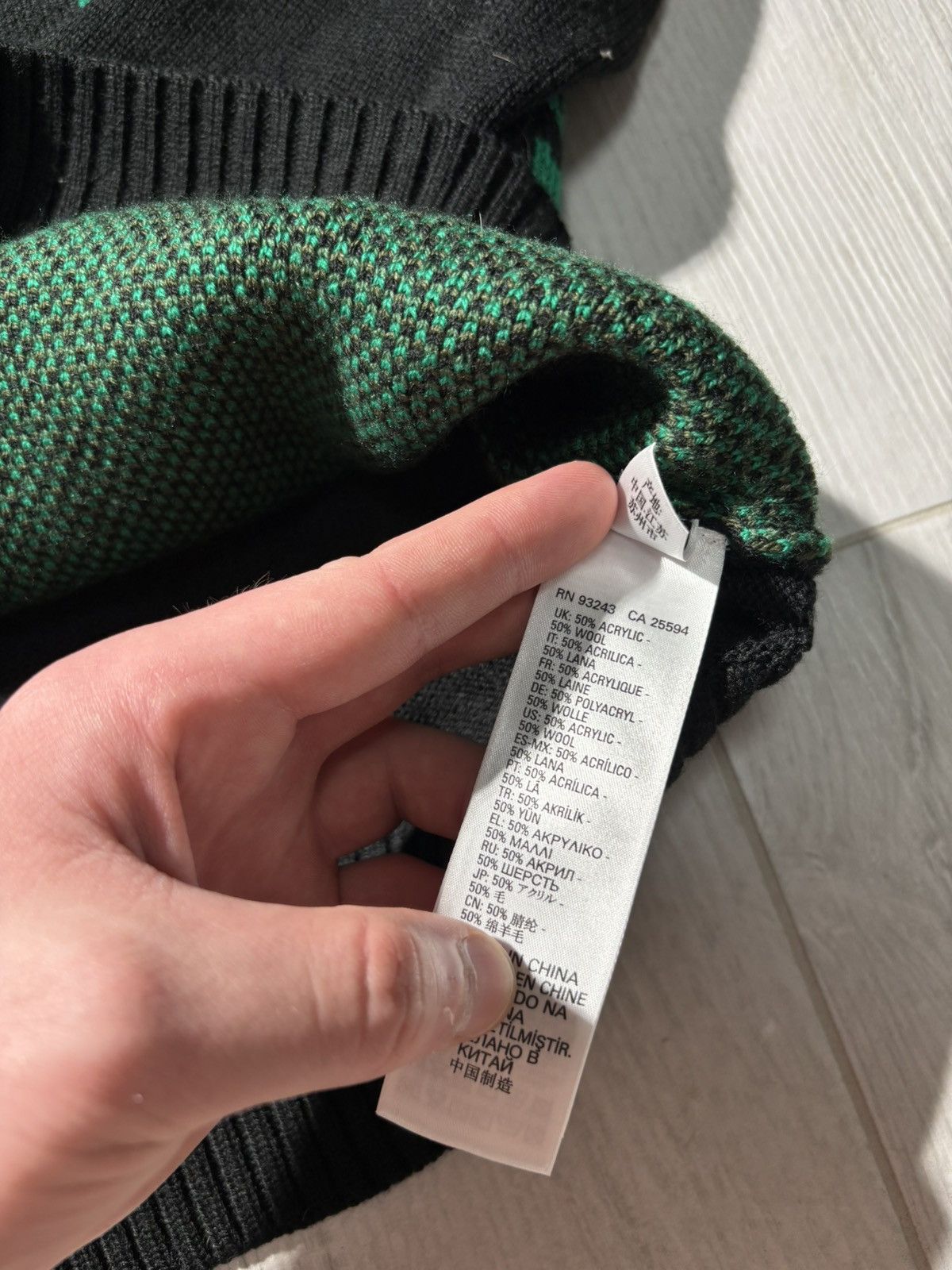 Diesel Y2K Diesel Sweter Japanese Style Big Logo Luxury Designer Size US M / EU 48-50 / 2 - 6 Thumbnail