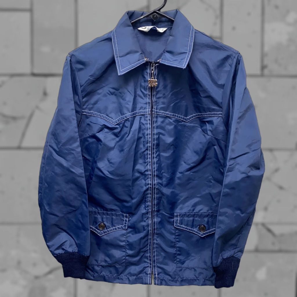 Vintage VINTAGE Westwind Women's Full Zip Blue Rain Jacket Size S Casual Size S / US 4 / IT 40 - 1 Thumbnail